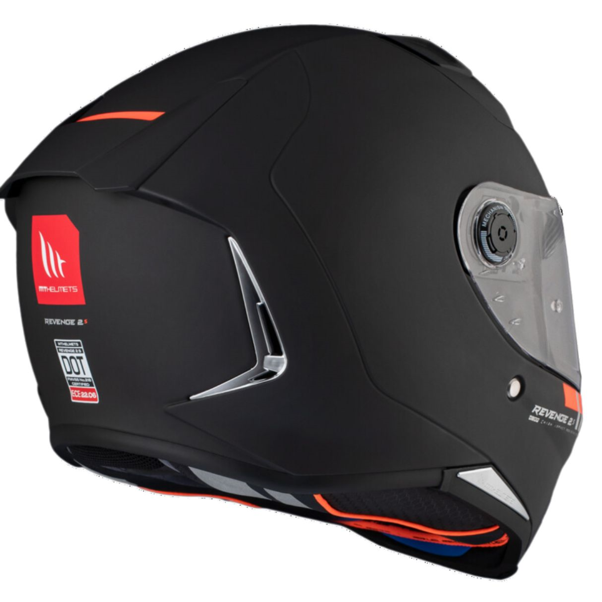 MT REVENGE 2S SOLID A1 NEGRO MATE
