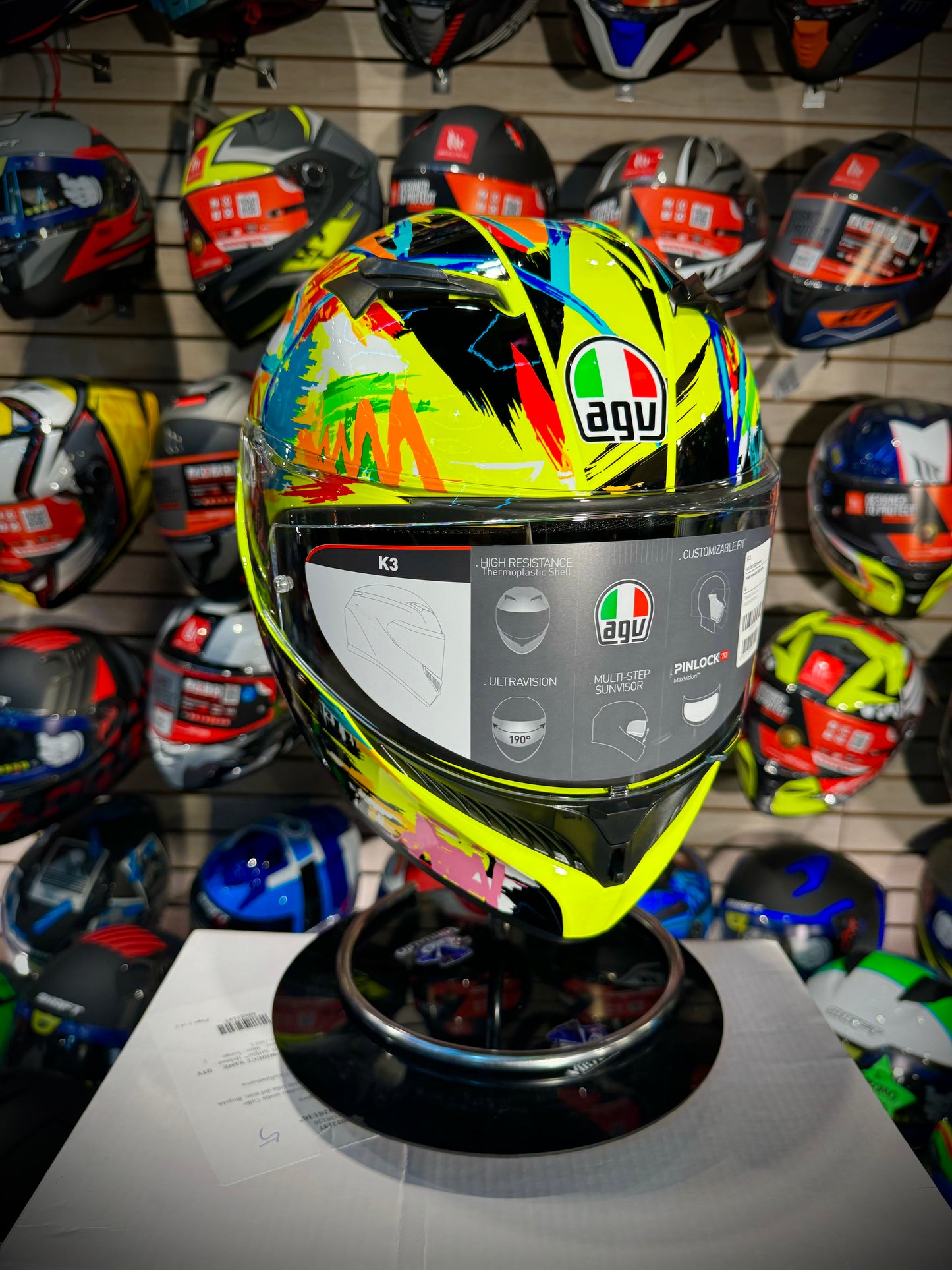 AGV K3 ROSSI WINTER TEST 2019