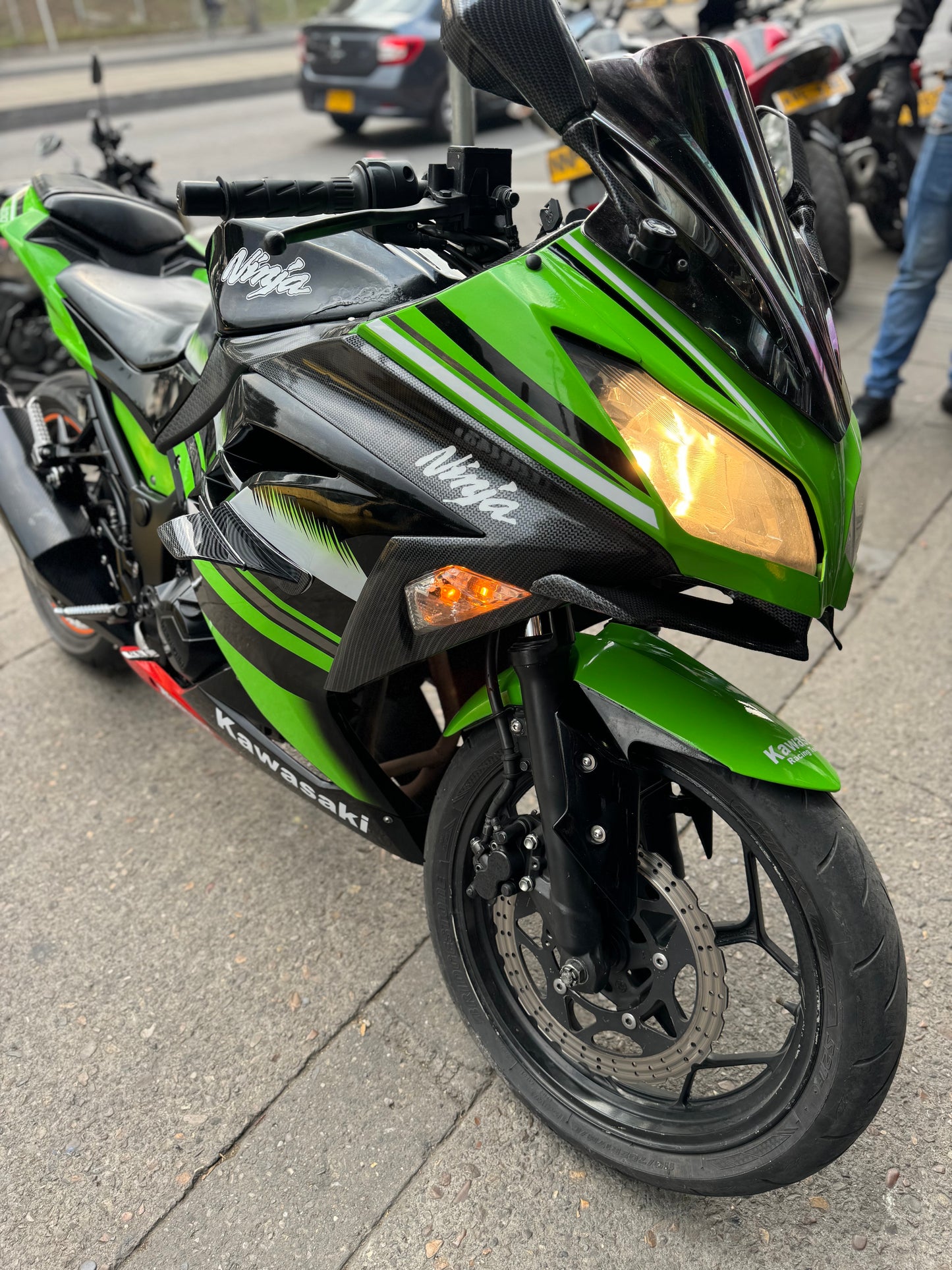 ALERONES CARBON KAWASAKI NINJA300