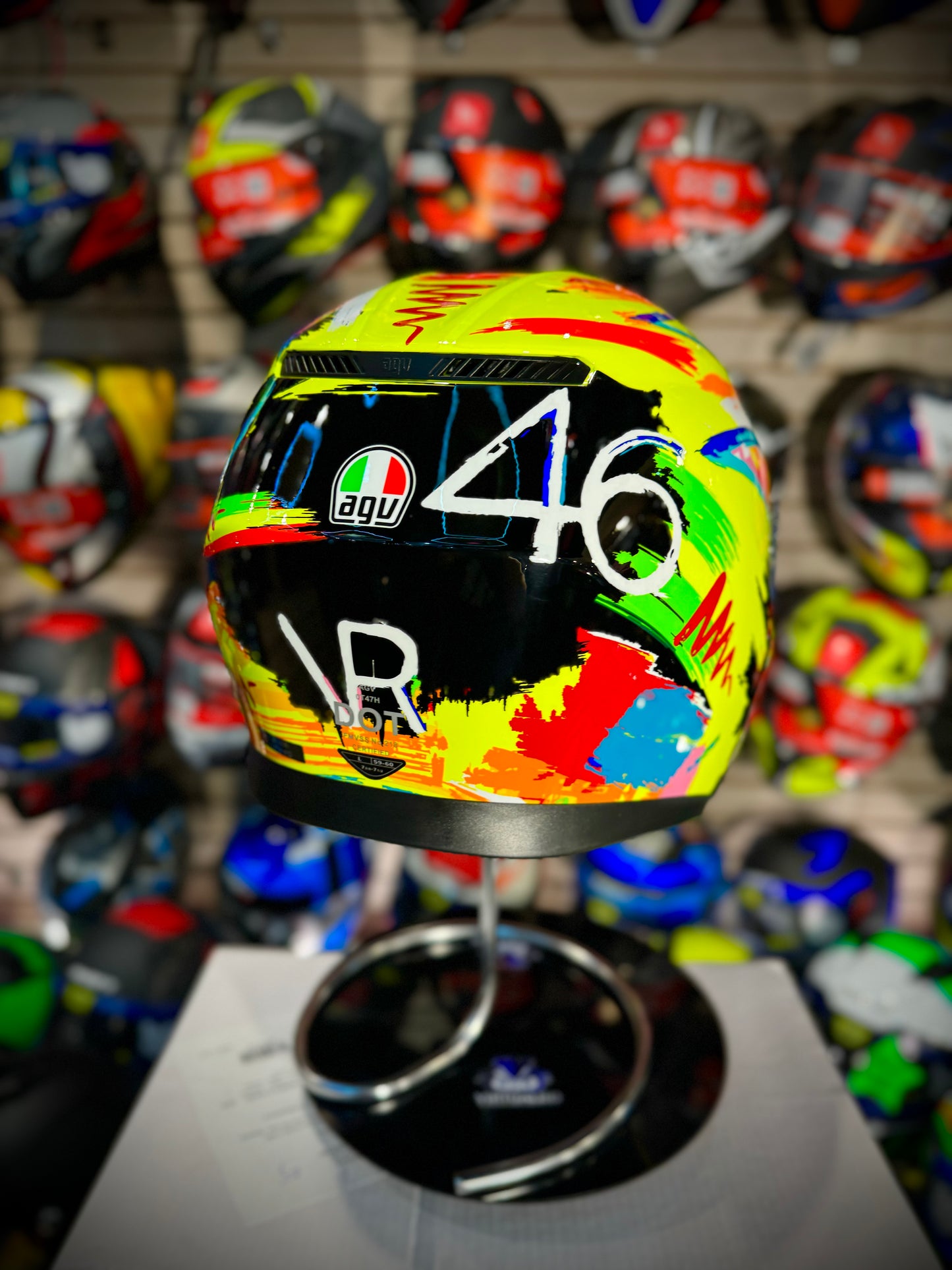 AGV K3 ROSSI WINTER TEST 2019