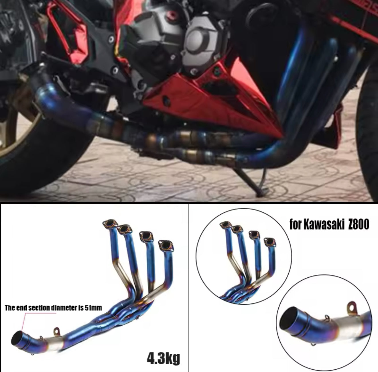 FULL SYSTEM KAWASAKI Z800