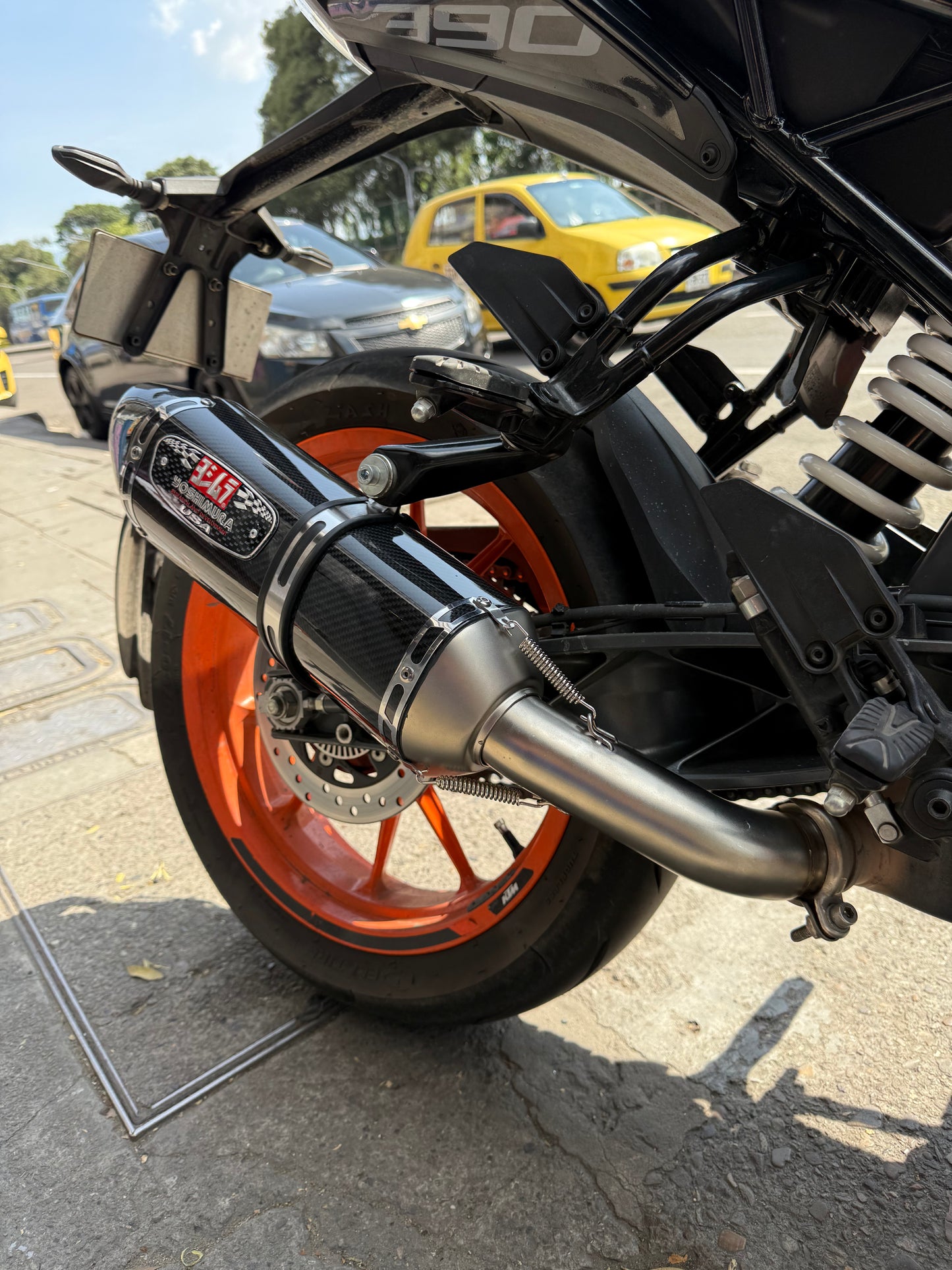 CODO PARA EXOSTO KTM DUKE 390NG