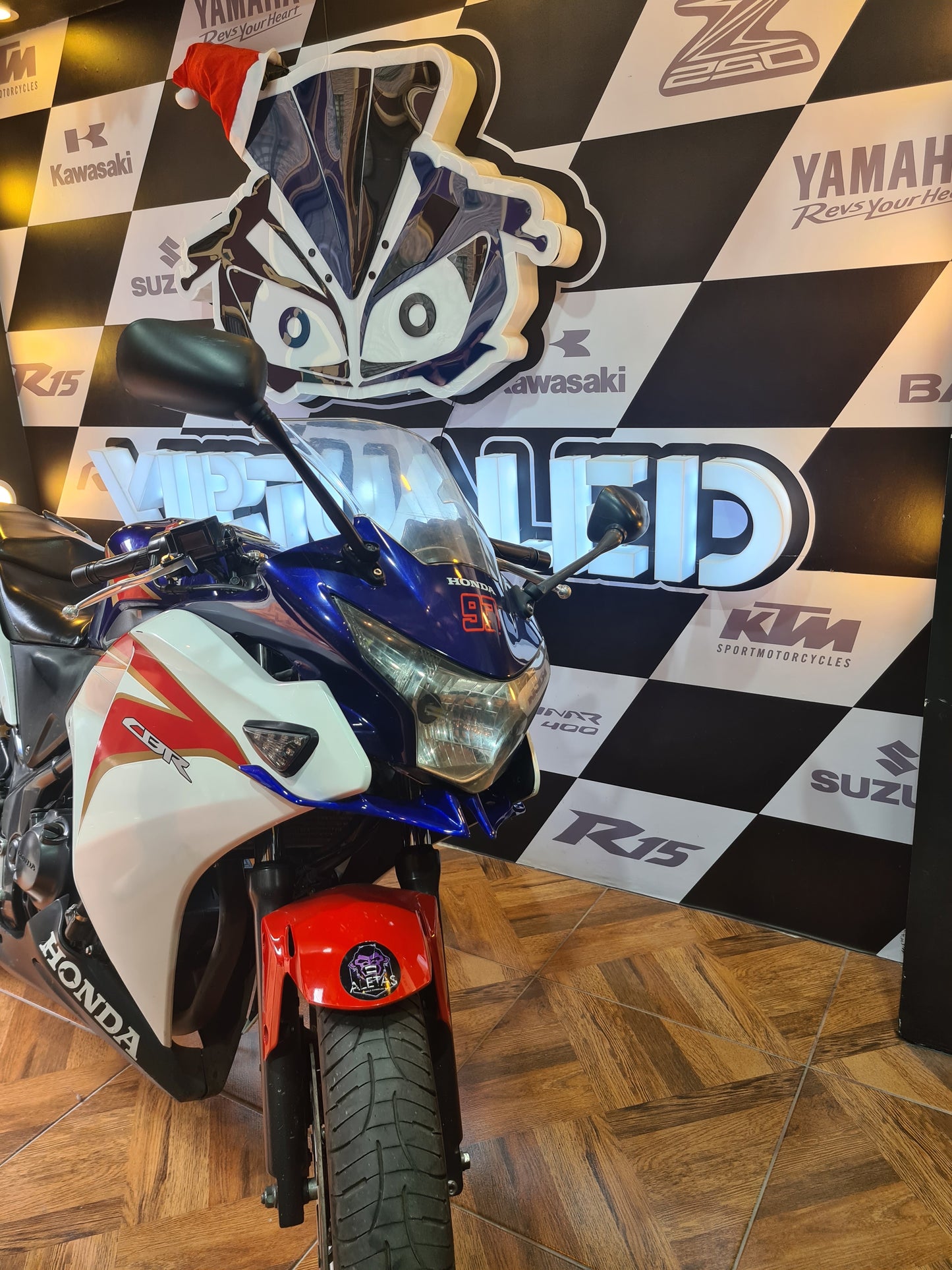 DIRECCIONALES LED EXAGONAL HONDA CBR250