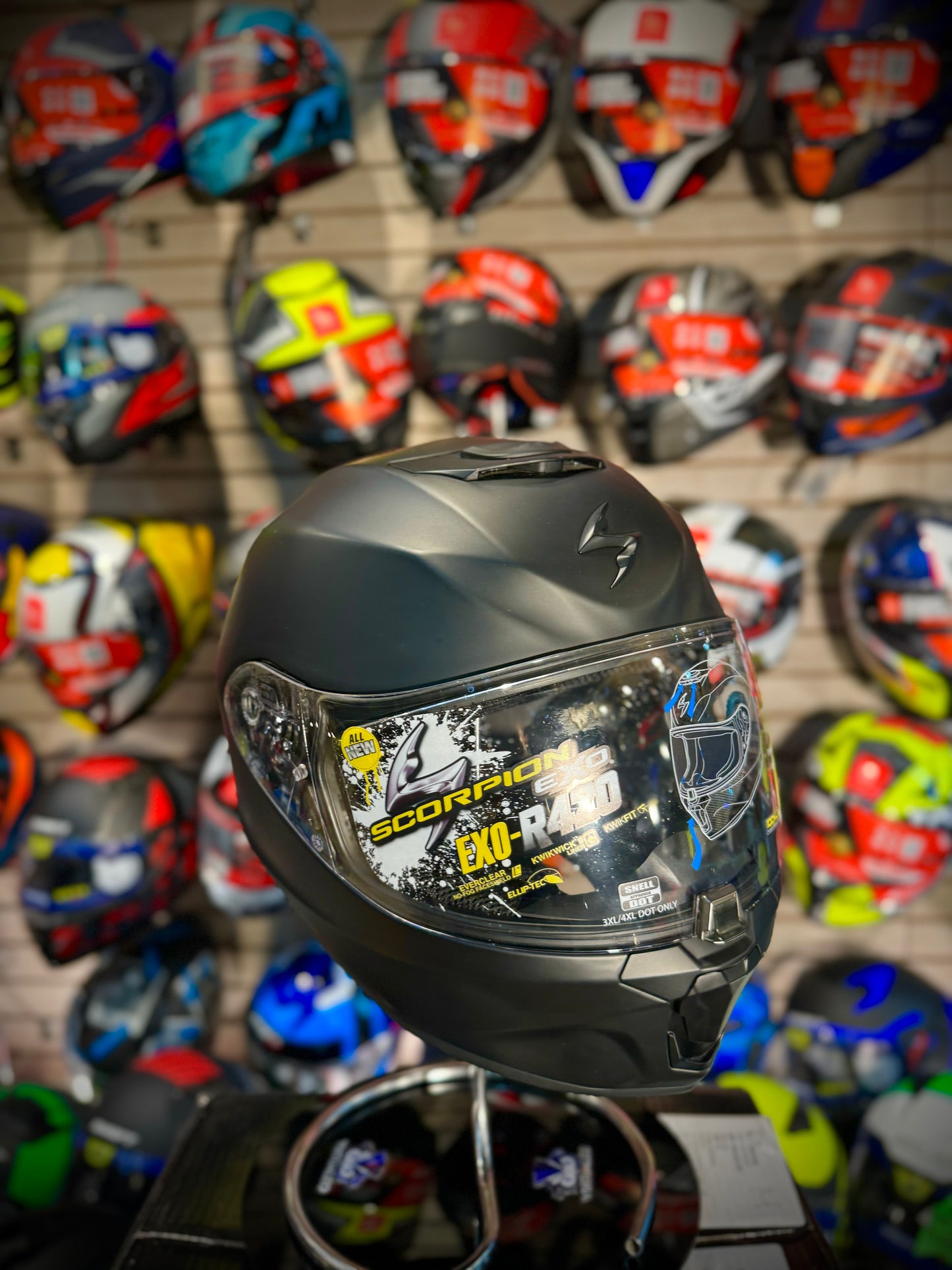 SCORPION EXO-R420 NEGRO MATE