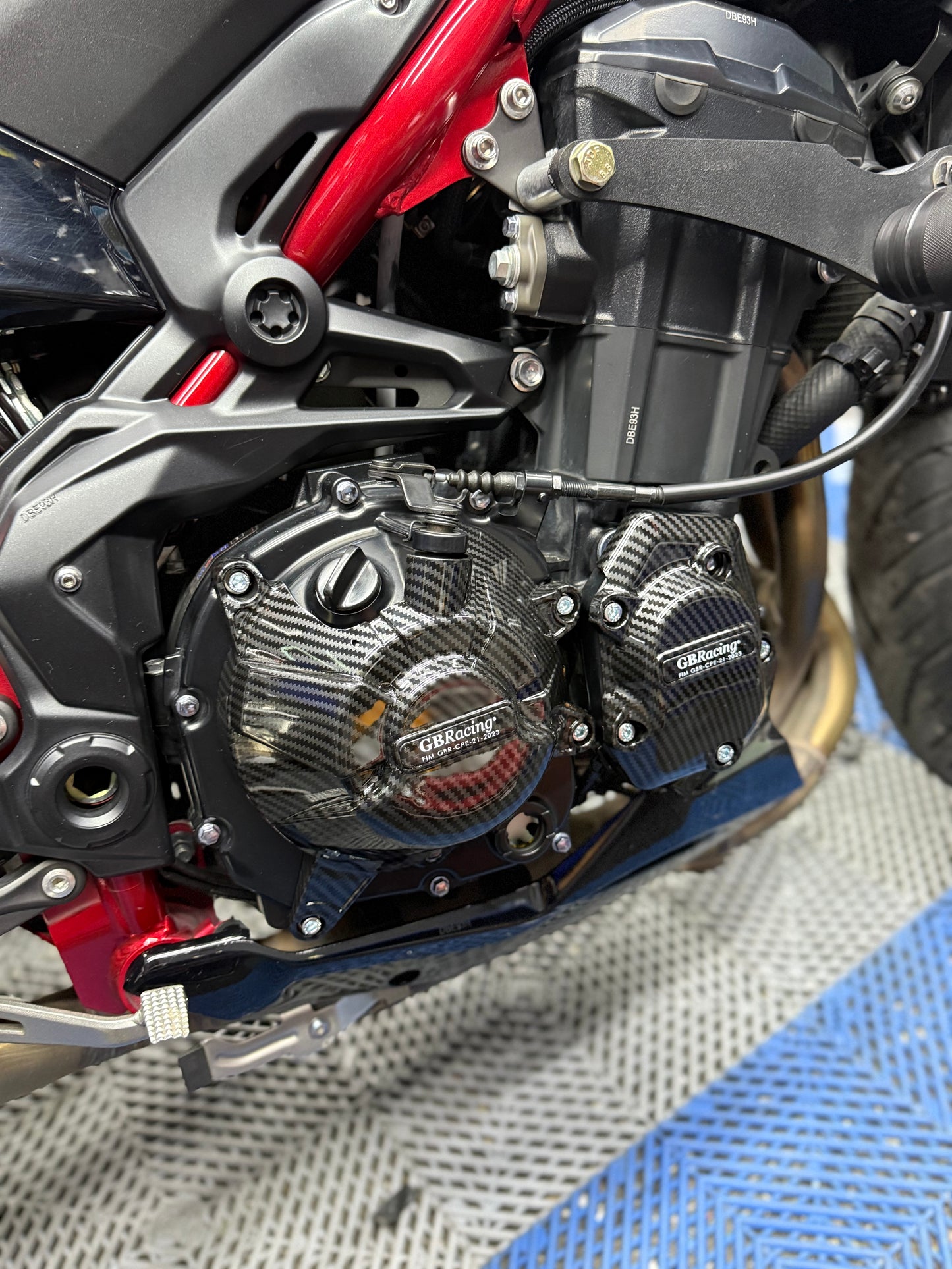 SLIDERS CUBIERTA DE MOTOR KAWASAKI Z900