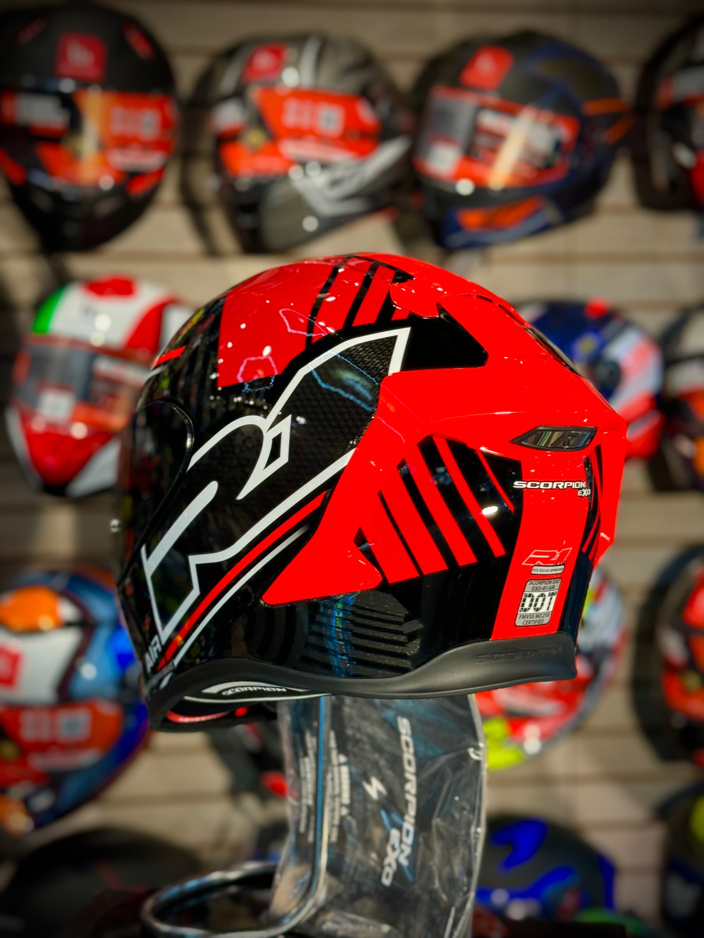 SCORPION EXO R1-AIR JUICE RED