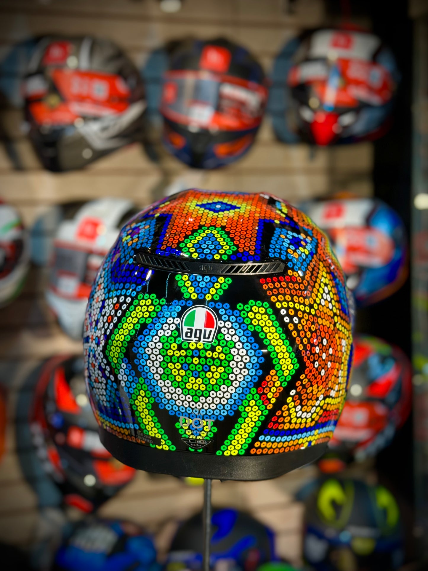 AGV K3 ROSSI WINTER TEST 2018