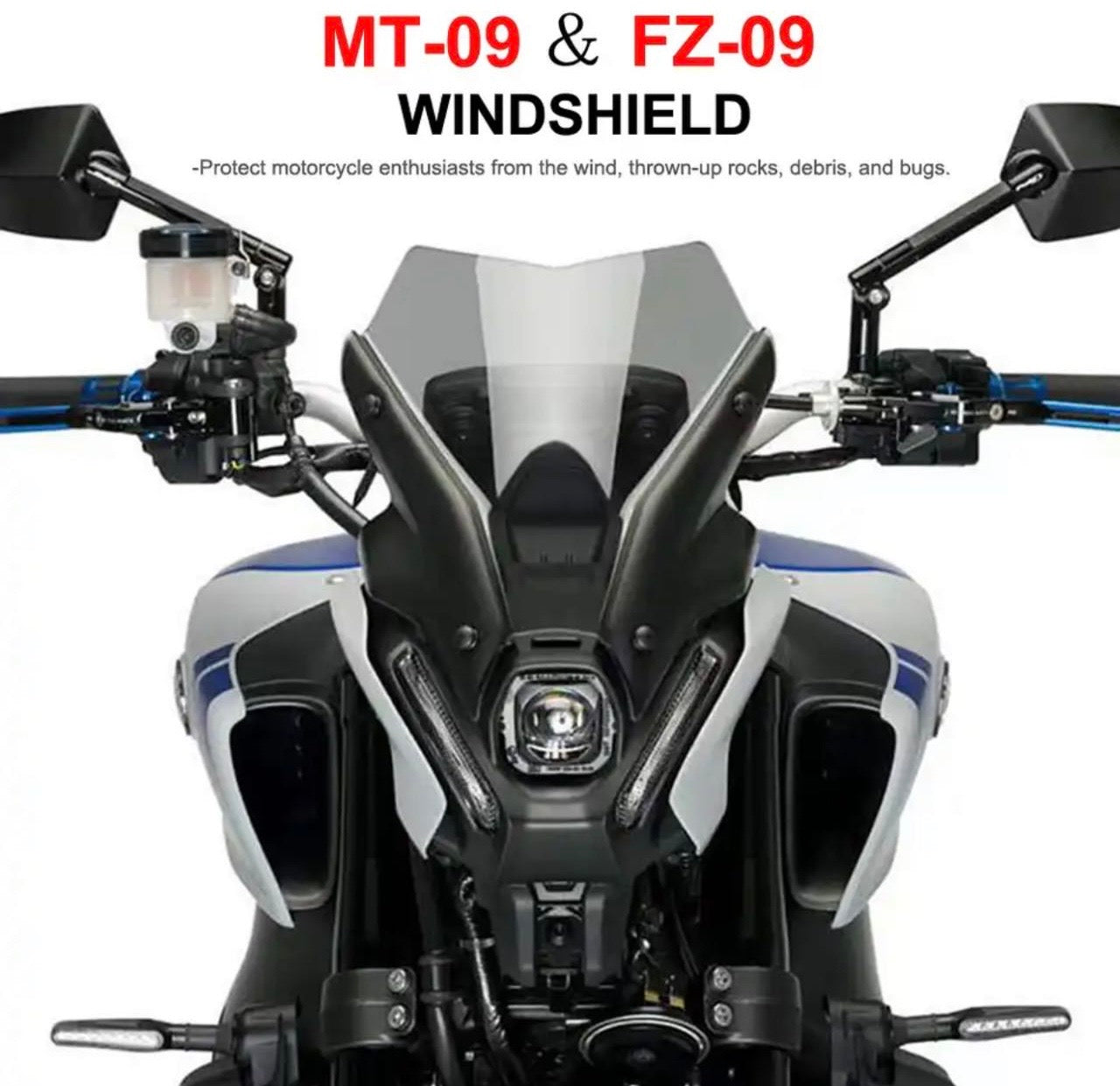 CUPULA YAMAHA MT09 V3 LARGA