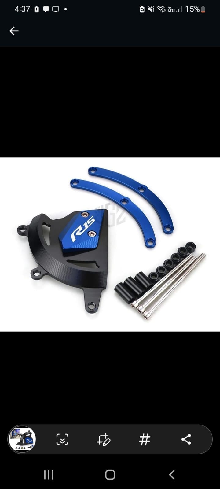 SLIDER TAPA MOTOR YAMAHA R15V3