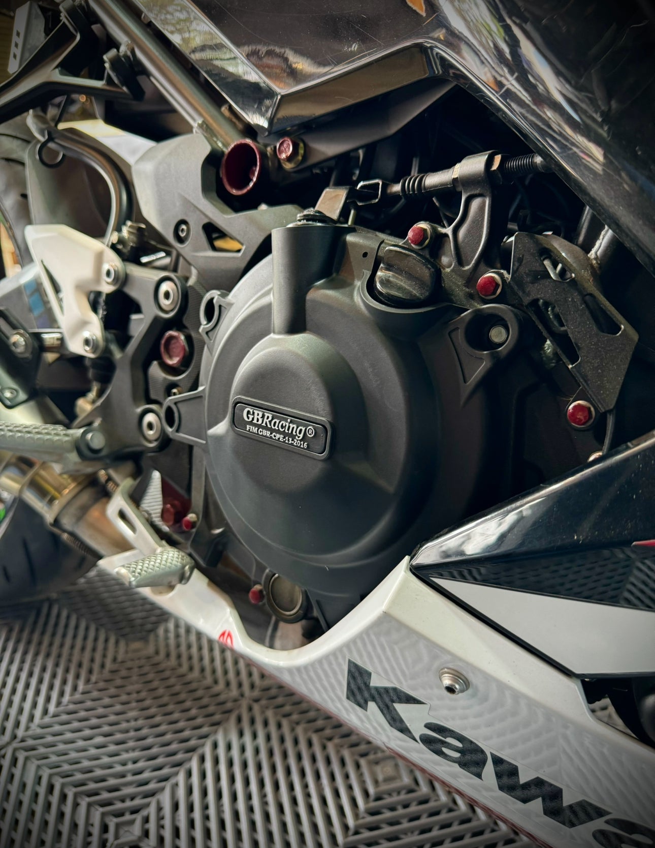 SLIDERS CUBIERTA DE MOTOR KAWASAKI NINJA400