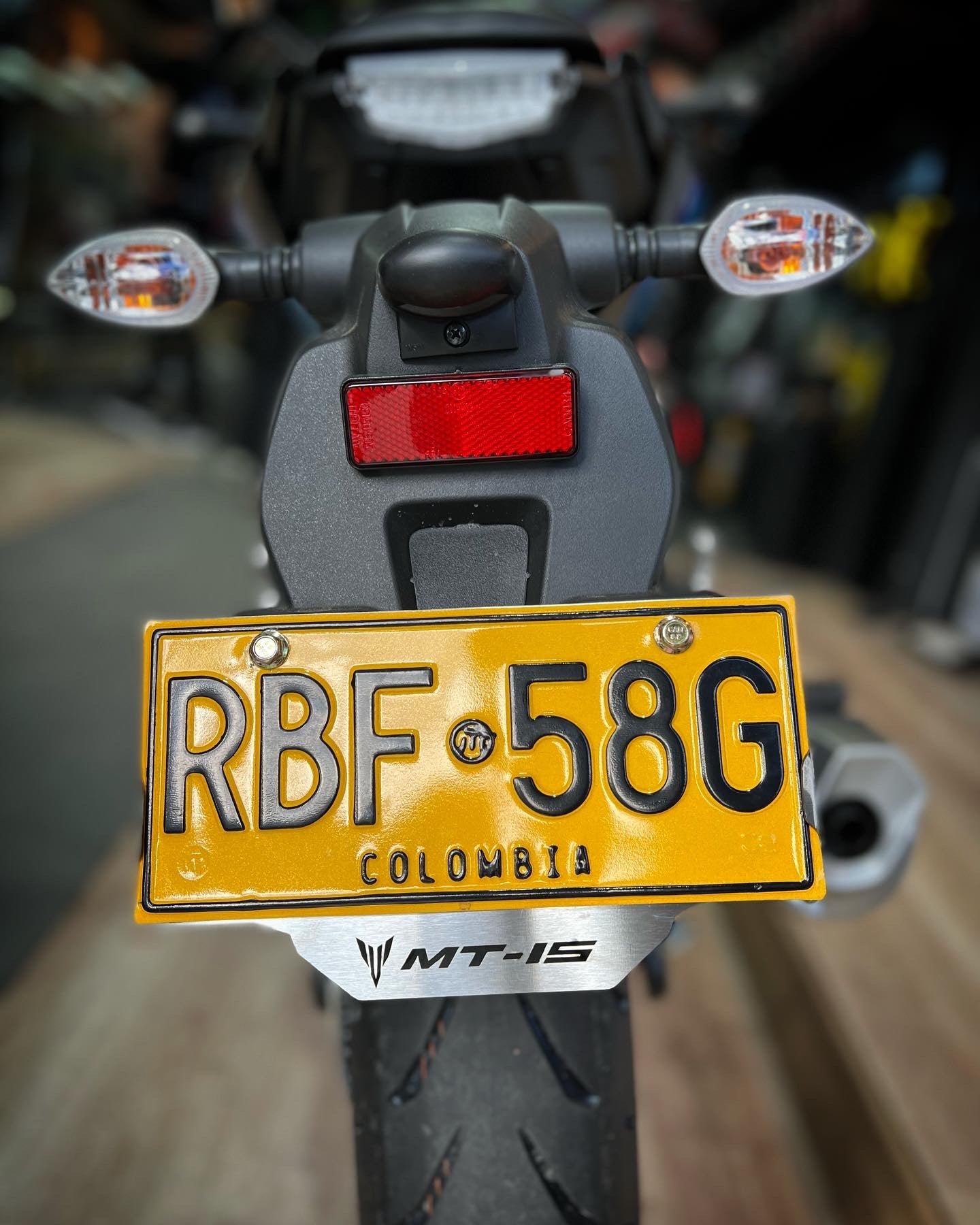 PROTECTOR DE PLACA YAMAHA MT15