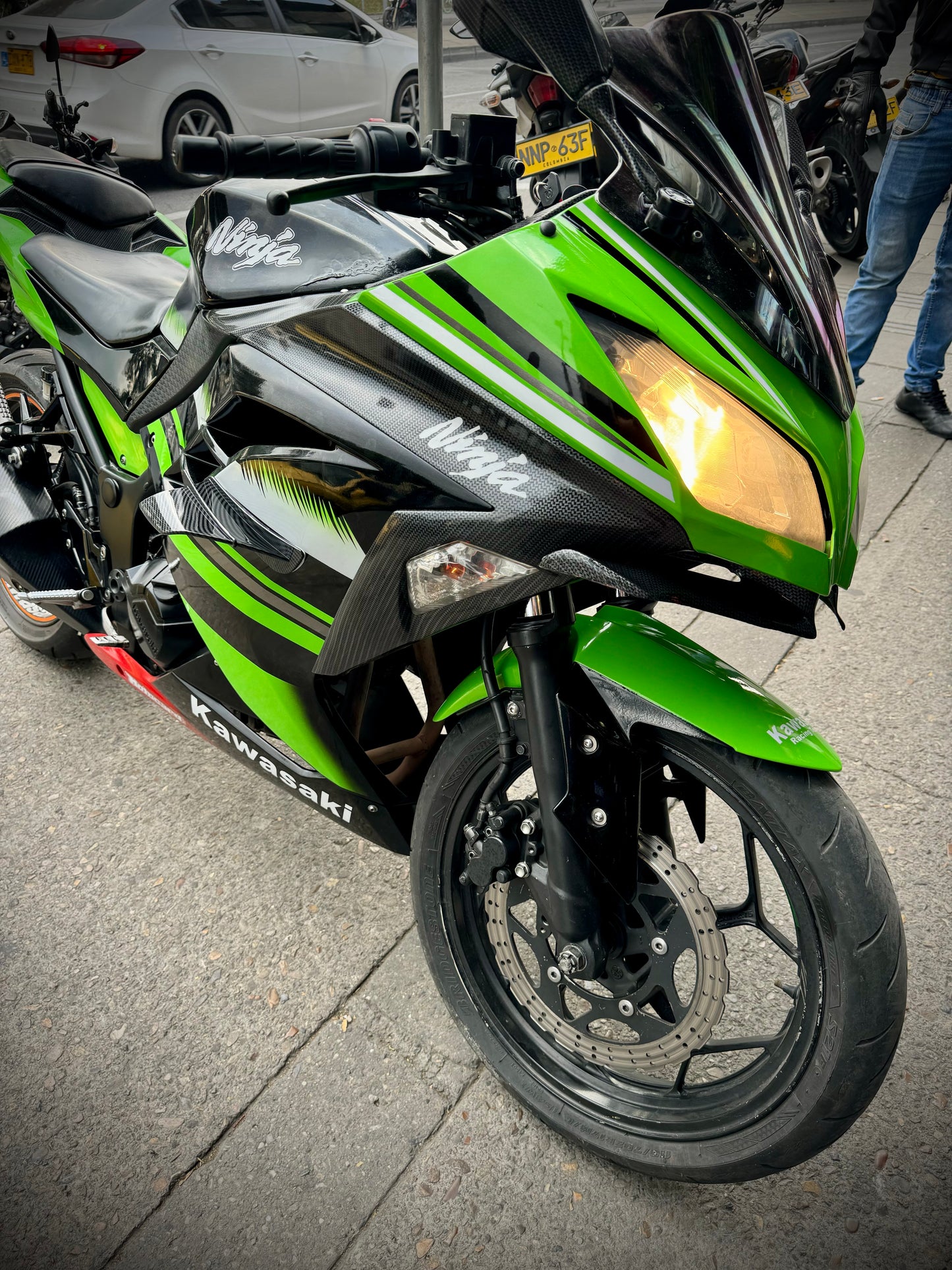 ALERONES CARBON KAWASAKI NINJA300