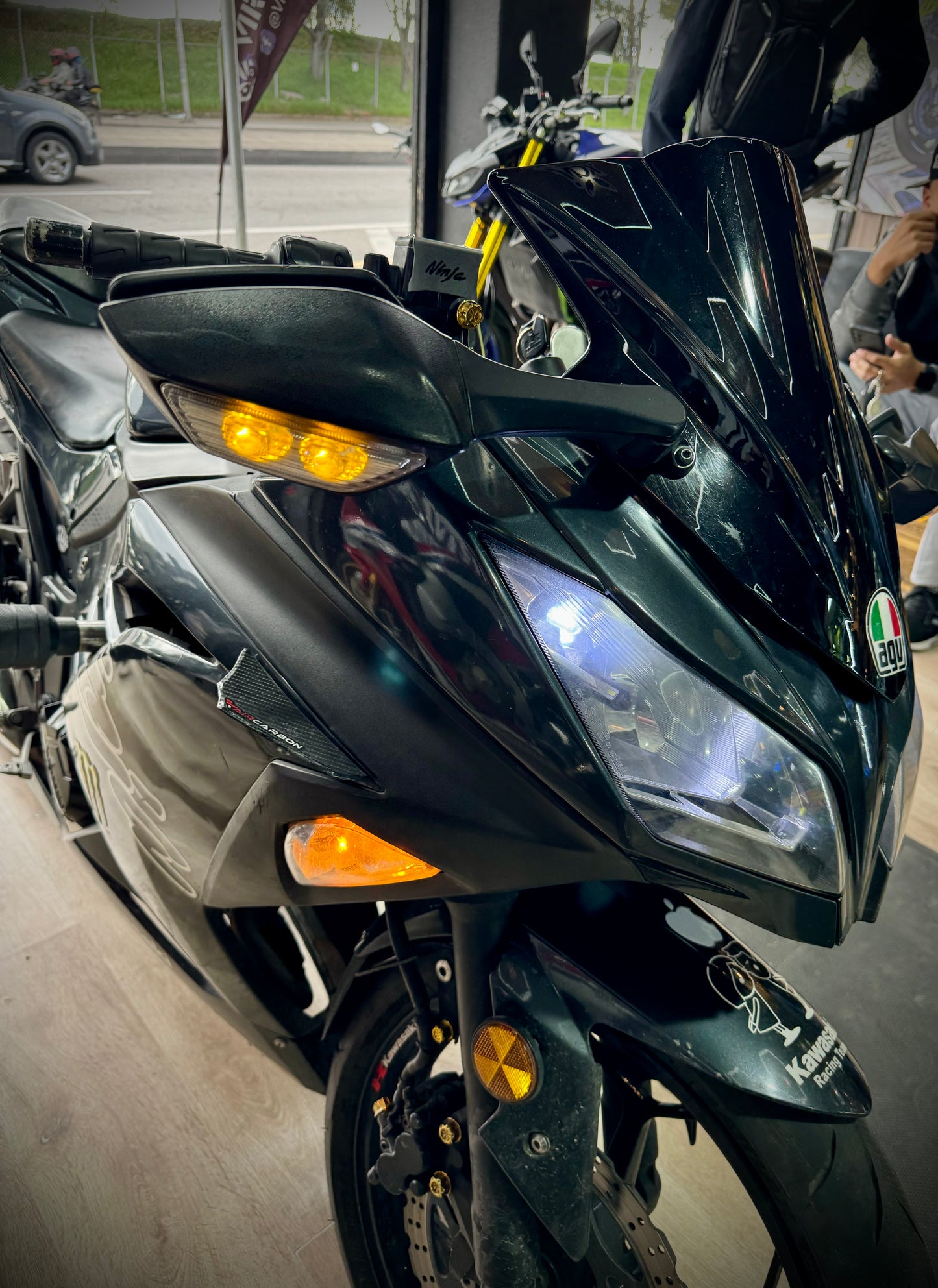 ESPEJOS CON DIRECCIONALES KAWASAKI NINJA300
