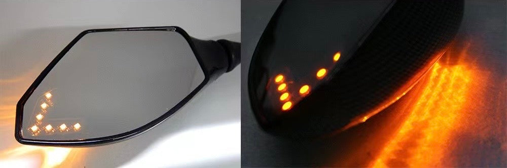 ESPEJOS CON DIRECCIONALES CARENADAS