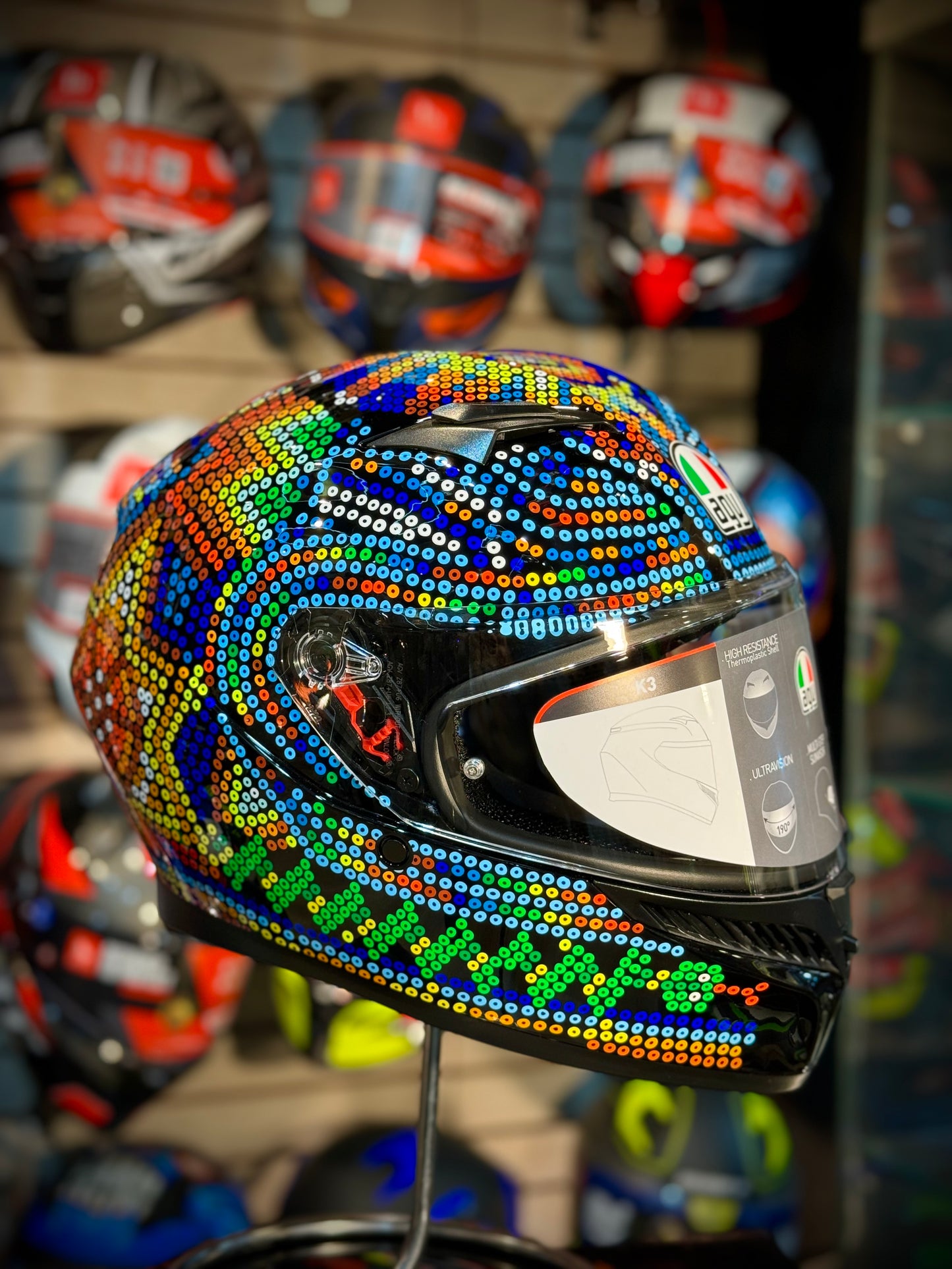 AGV K3 ROSSI WINTER TEST 2018