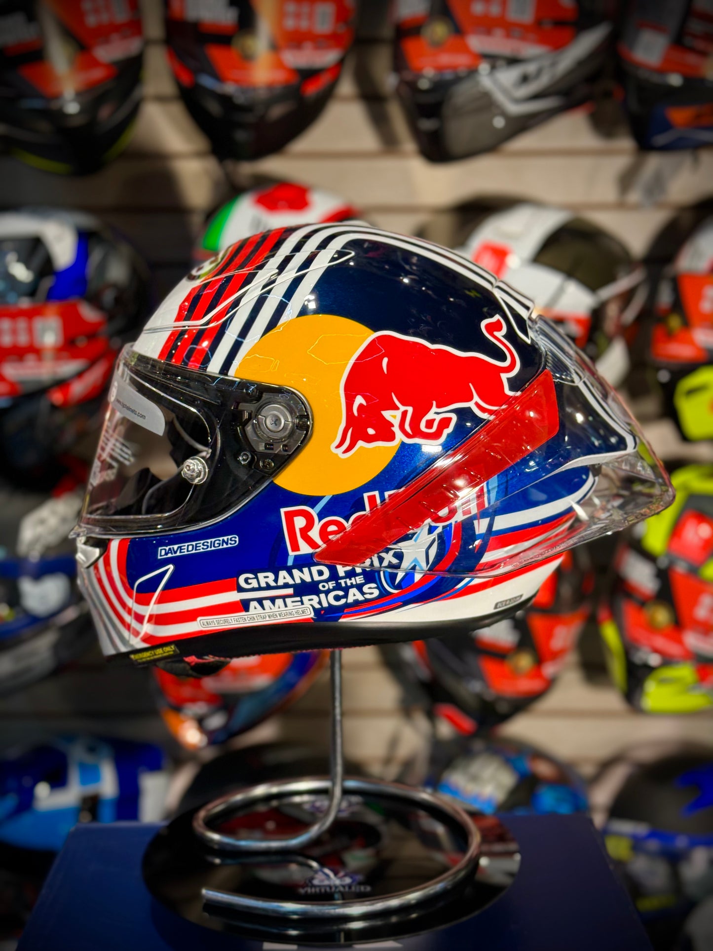 HJC RPHA 1N RED BULL AUSTIN GP