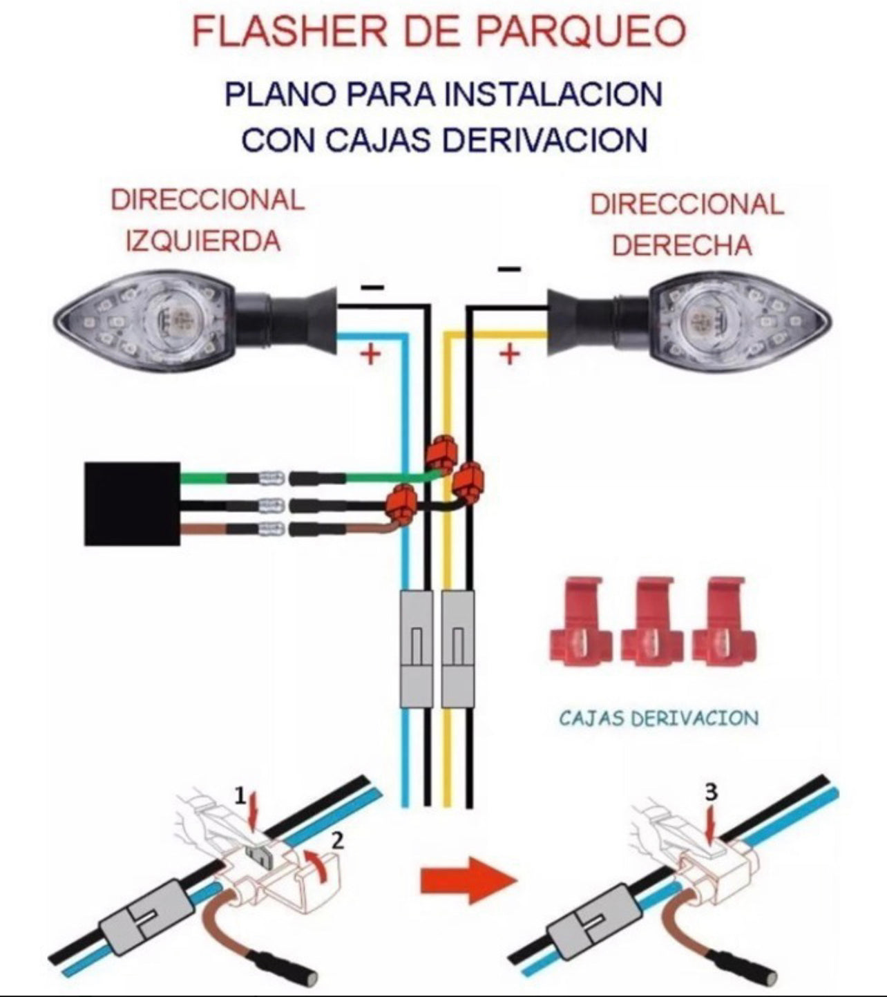 FLASHER DE PARQUEO LUCES ESTACIONARIAS