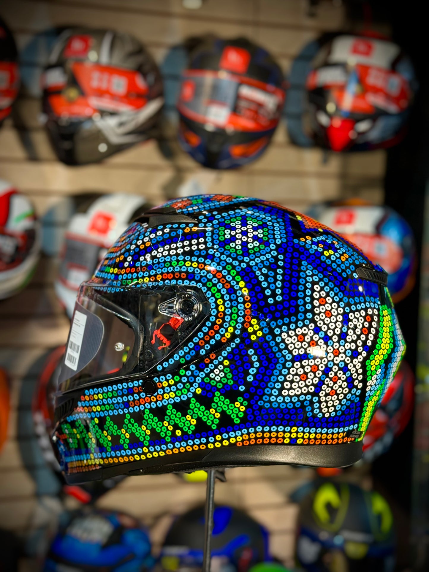 AGV K3 ROSSI WINTER TEST 2018