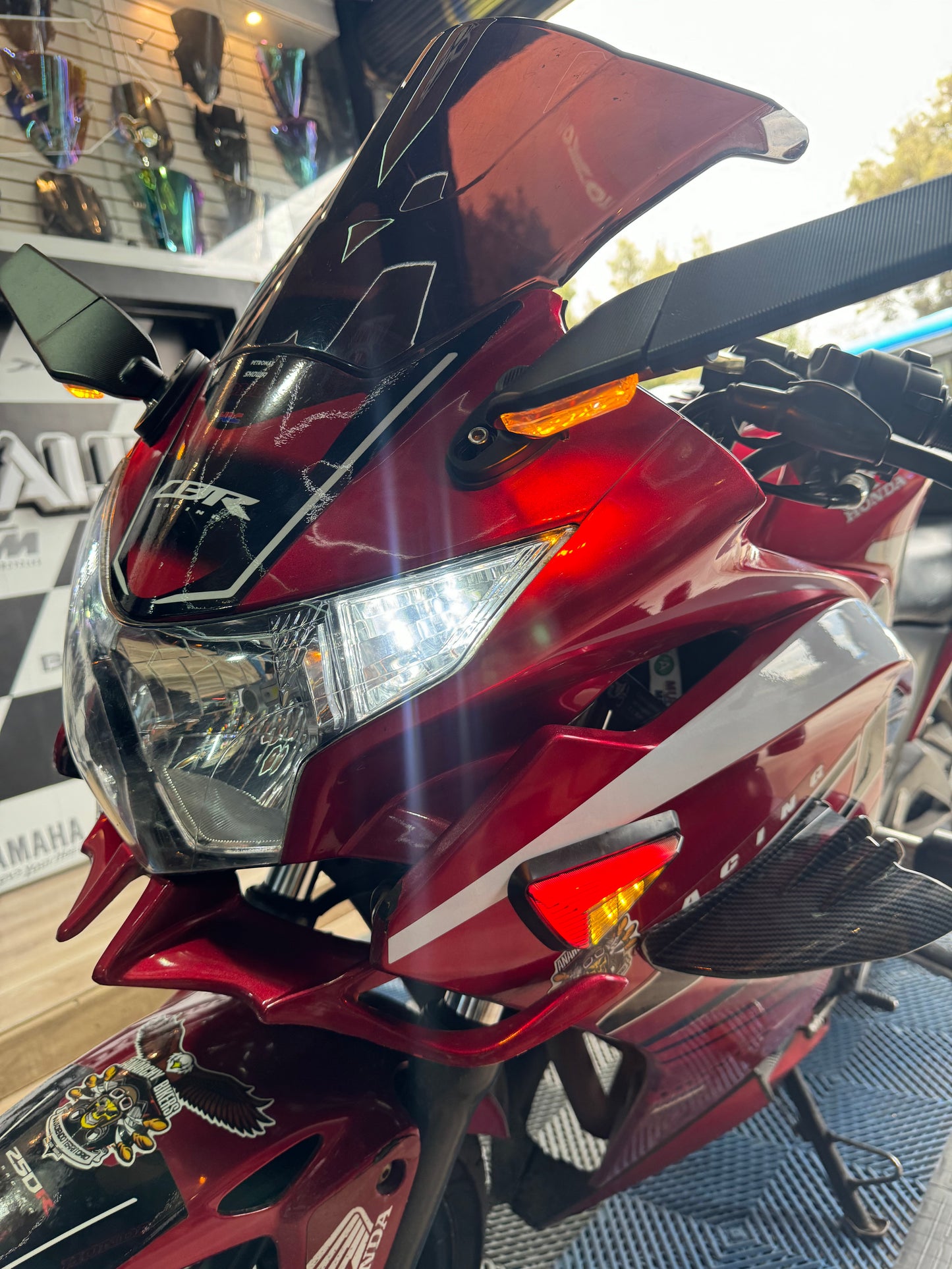 DIRECCIONALES LED NEON HONDA CBR250