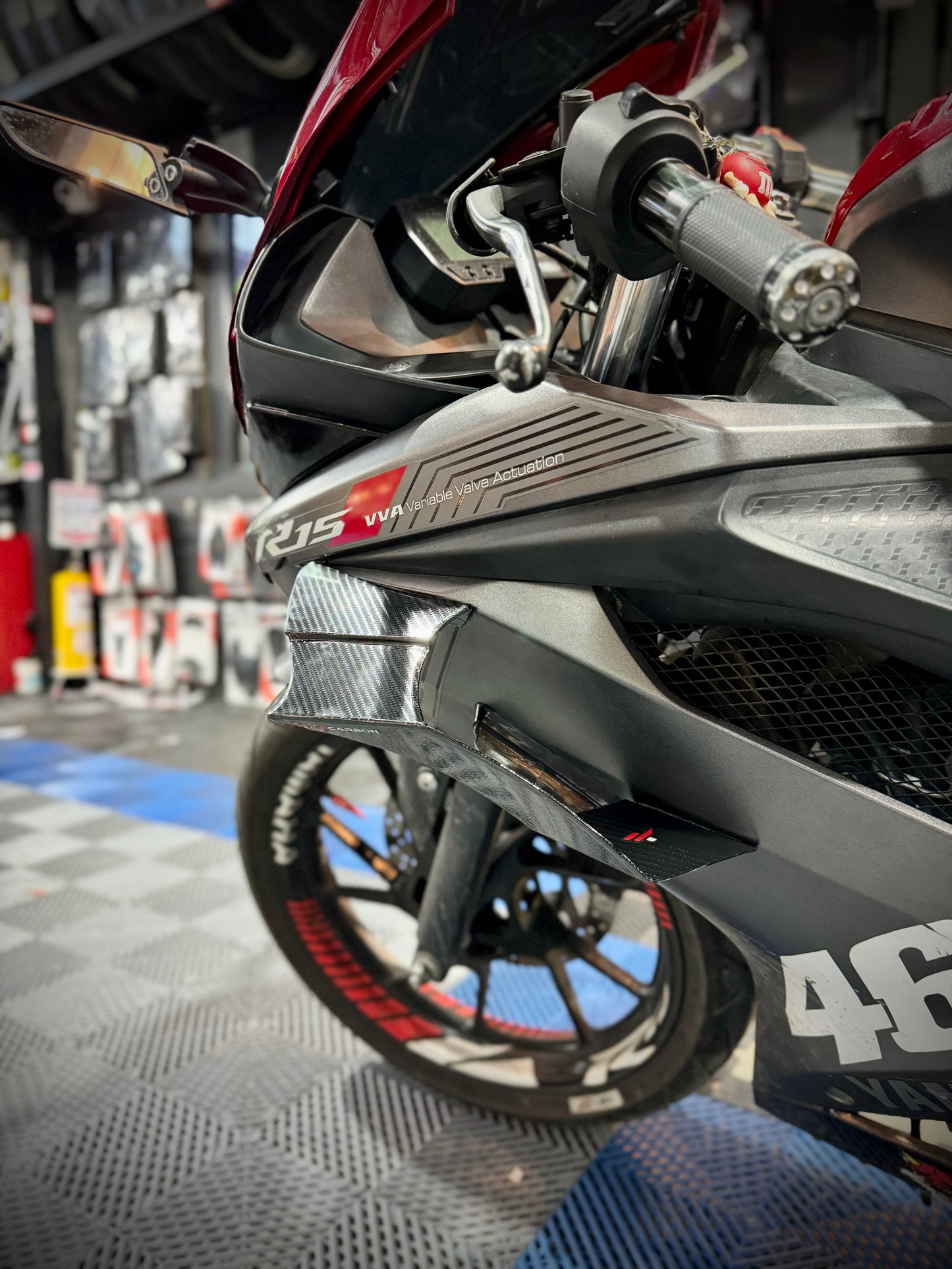 ALERONES CARBON TIPO DUCATI