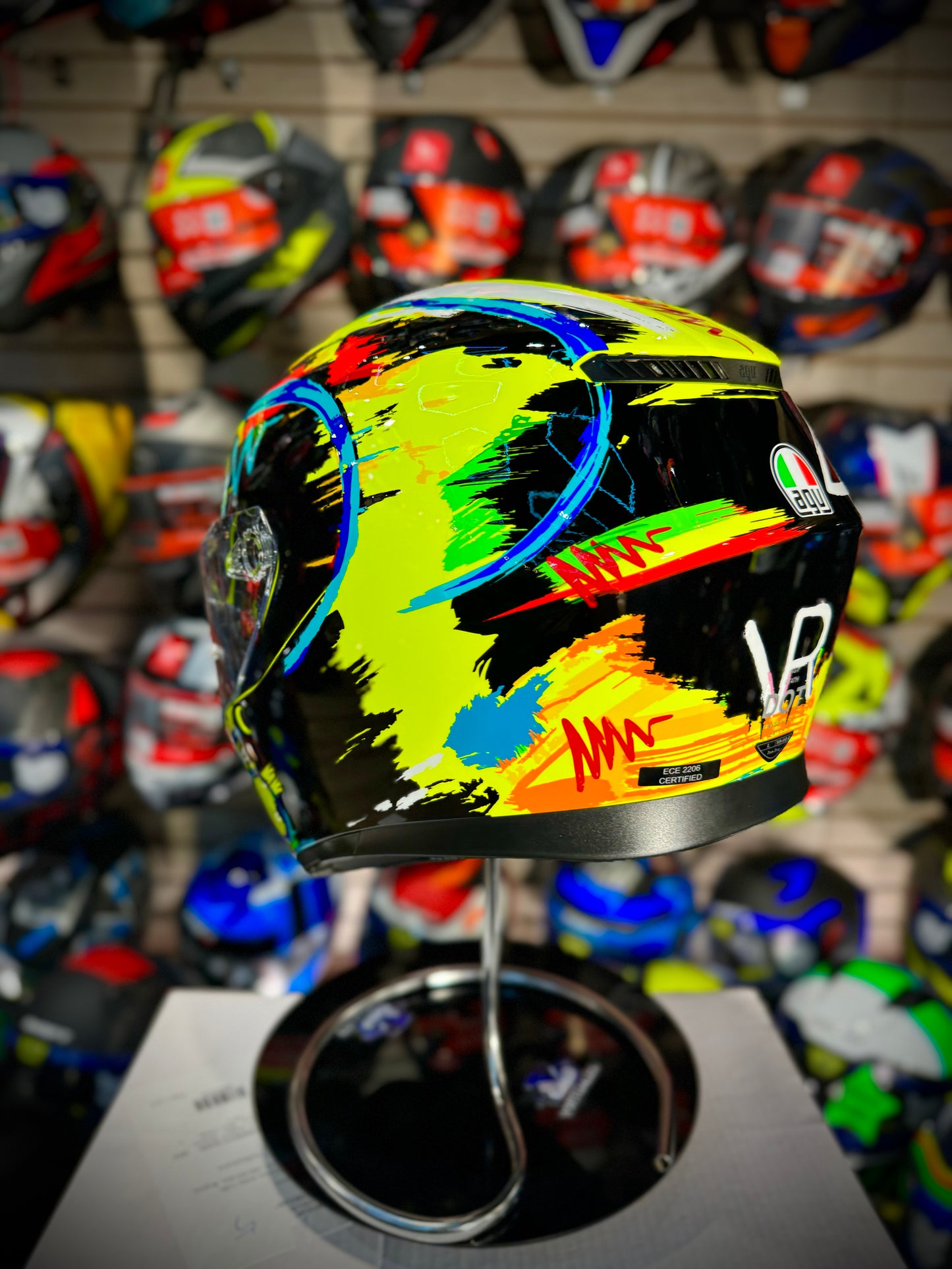 AGV K3 ROSSI WINTER TEST 2019