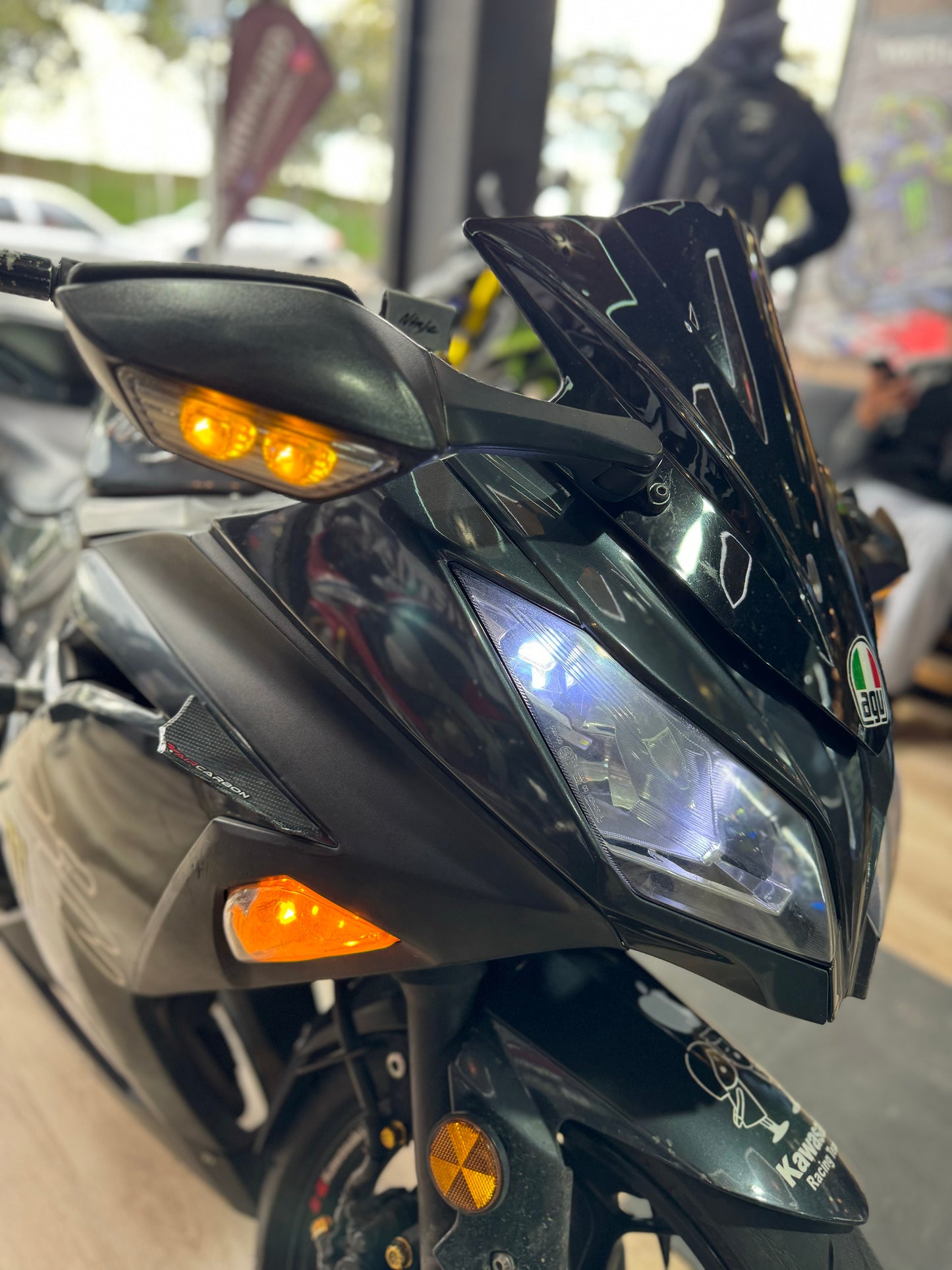 ESPEJOS CON DIRECCIONALES KAWASAKI NINJA300