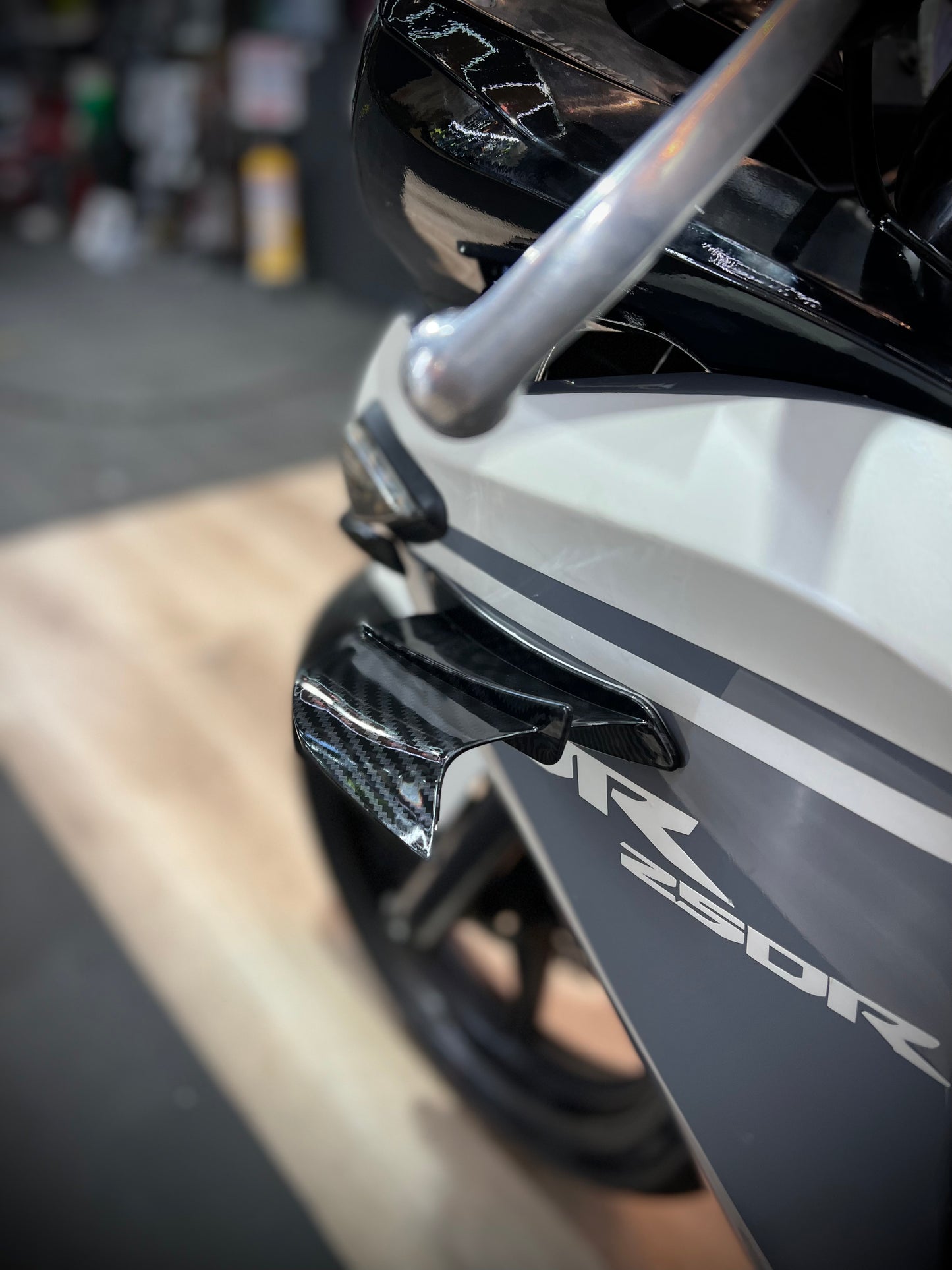 ALERONES CARBON HONDA CBR250