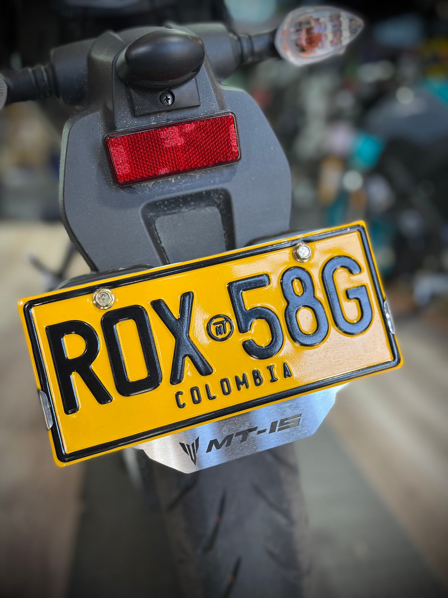PROTECTOR DE PLACA YAMAHA MT15
