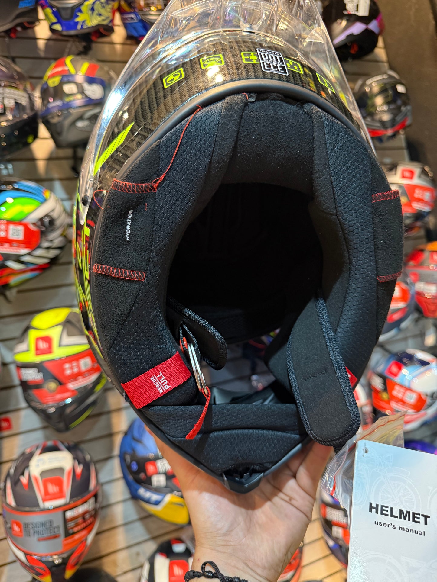 CASCO AGV PISTA RPL CARBONO FORJADO