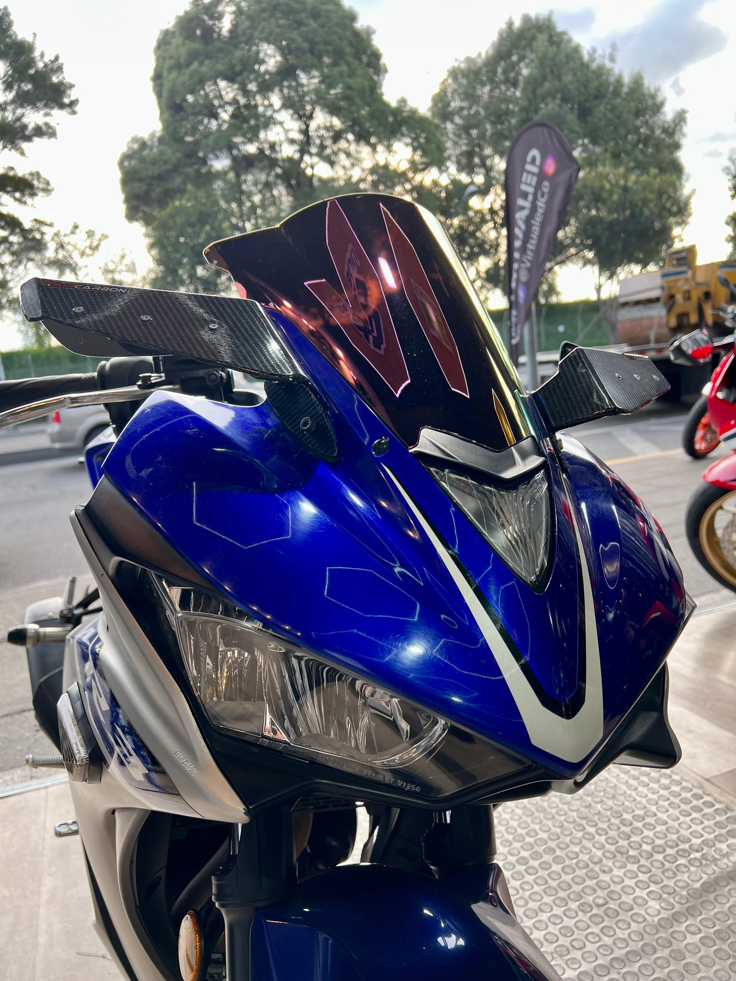 ESPEJOS ALERON CARBON R3