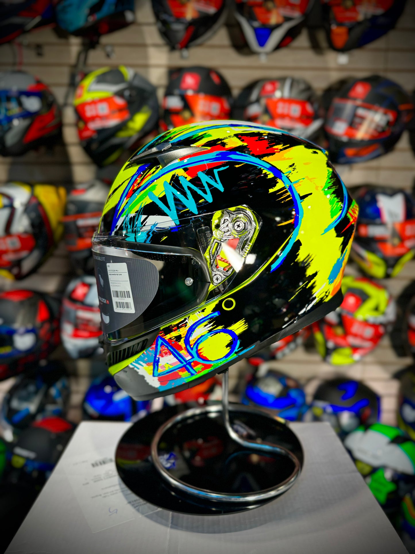 AGV K3 ROSSI WINTER TEST 2019