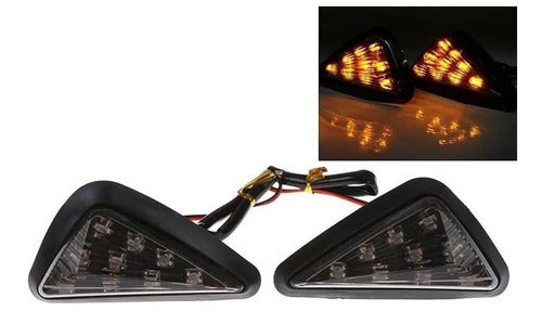 DIRECCIONALES LED EXAGONAL CFMOTO SR250 - SR300