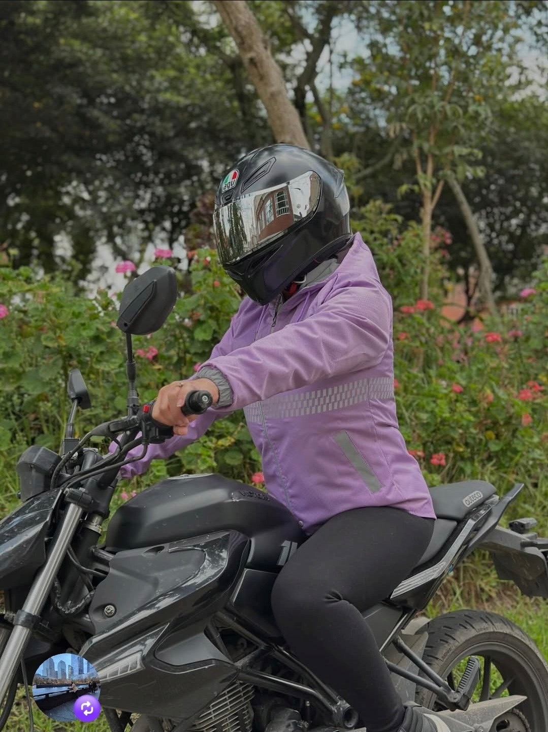 CHAQUETA IMPERMEBALE - REFLECTIVA DOBLE FAZ