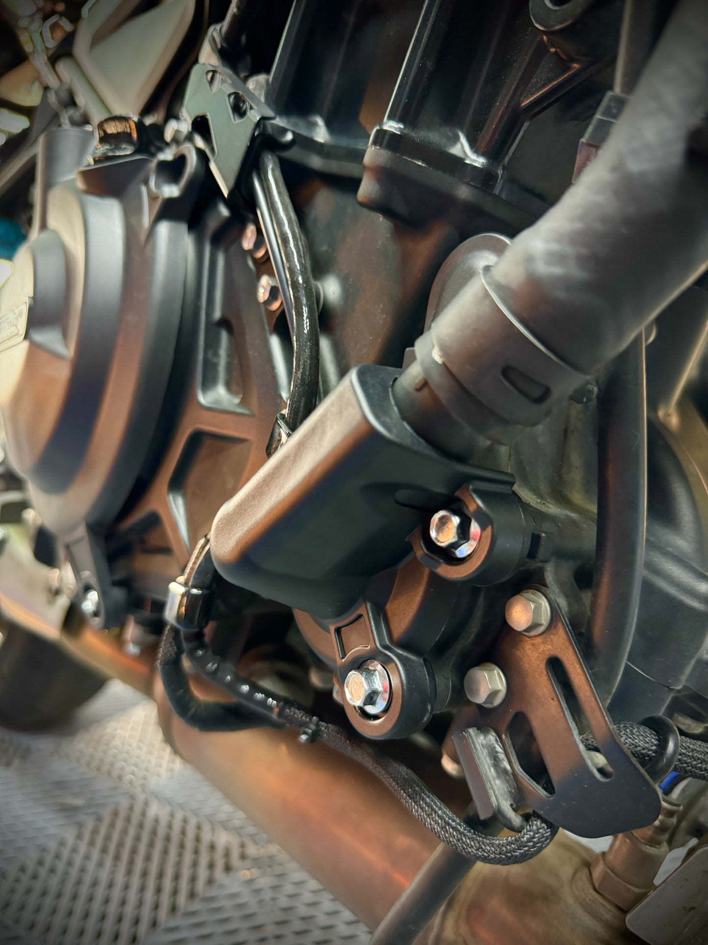 SLIDERS CUBIERTA DE MOTOR KAWASAKI Z400