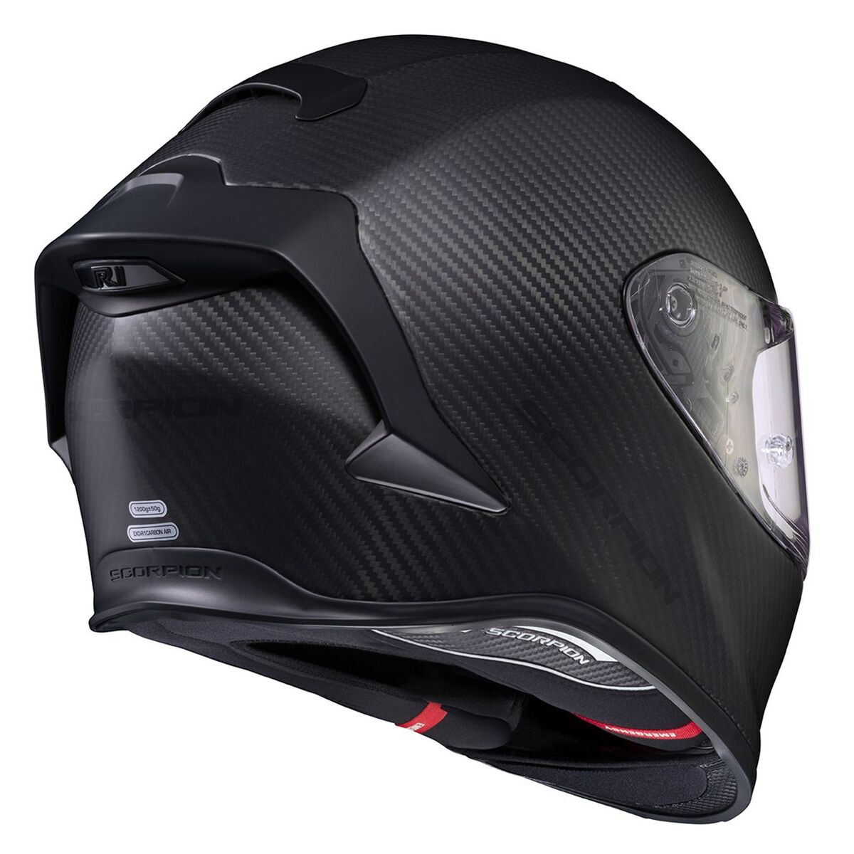 SCORPION EXO R1-AIR CARBONO MATTE BLACK