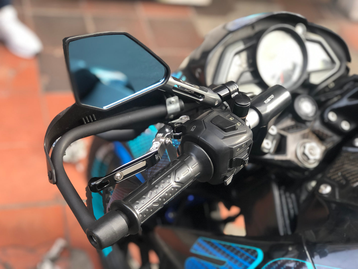 ESPEJOS RIZOMA 5 PUNTAS PULSAR NS 200 - 160