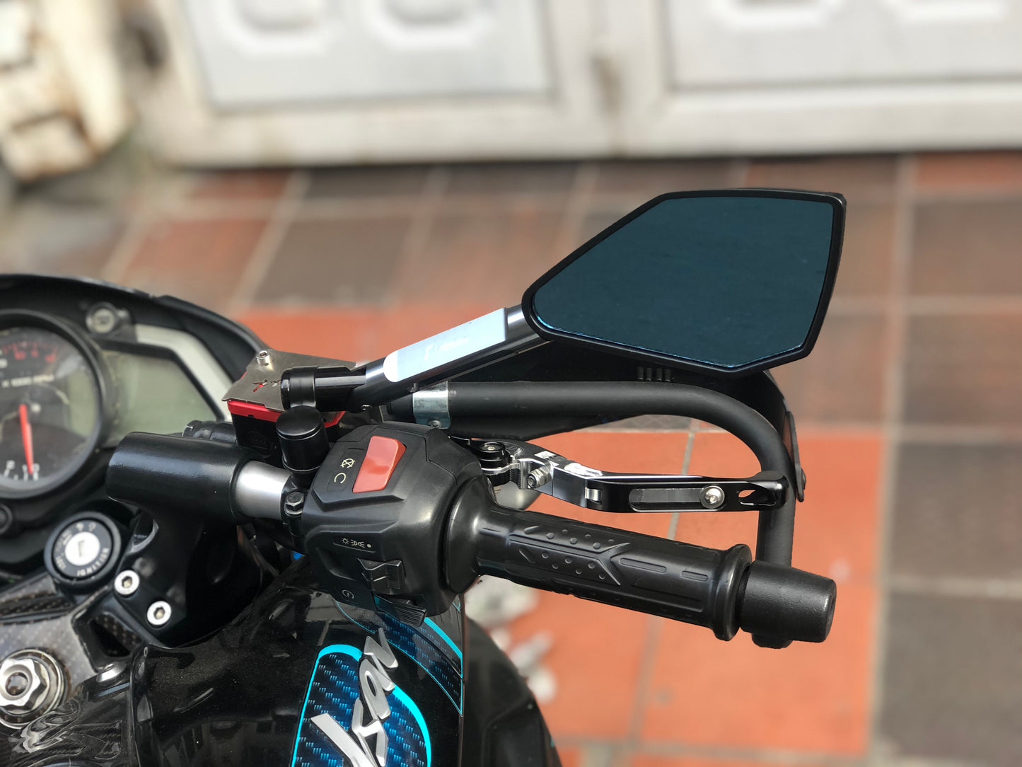 ESPEJOS RIZOMA 5 PUNTAS PULSAR NS 200 - 160