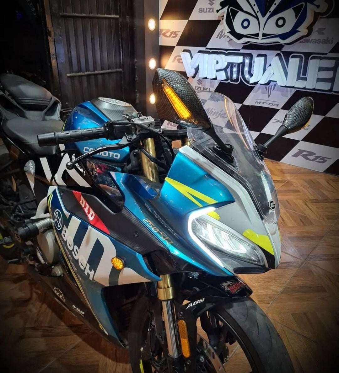 ESPEJOS CON DIRECCIONALES SR 250