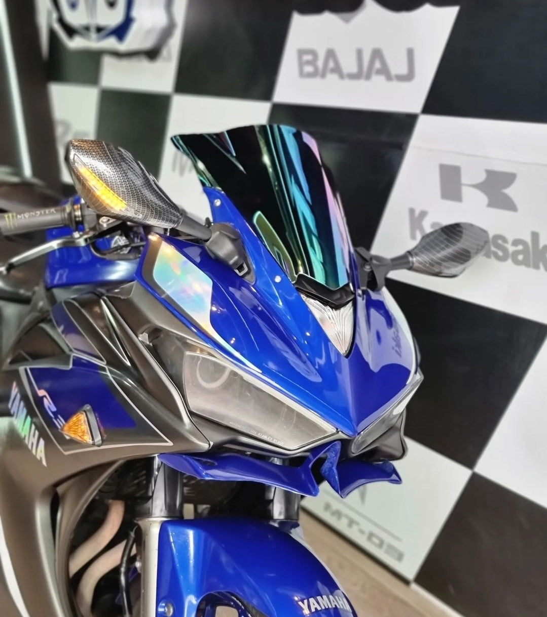 ESPEJOS CON DIRECCIONALES YAMAHA R3