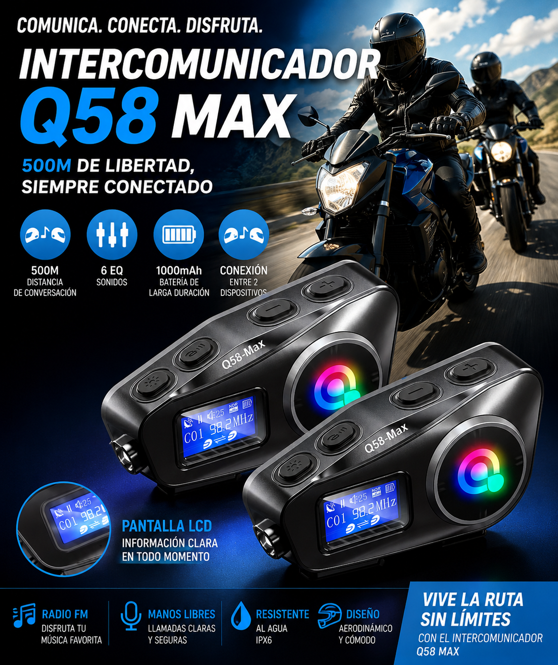 INTERCOMUNICADOR Q58 MAX