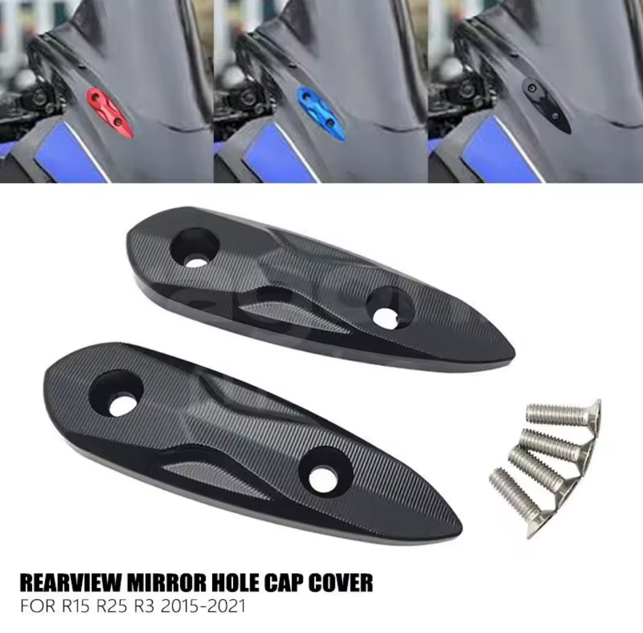 TAPA DE LUJO ELIMINADOR DE ESPEJOS YAMAHA R15V2/V3/V4 - R3