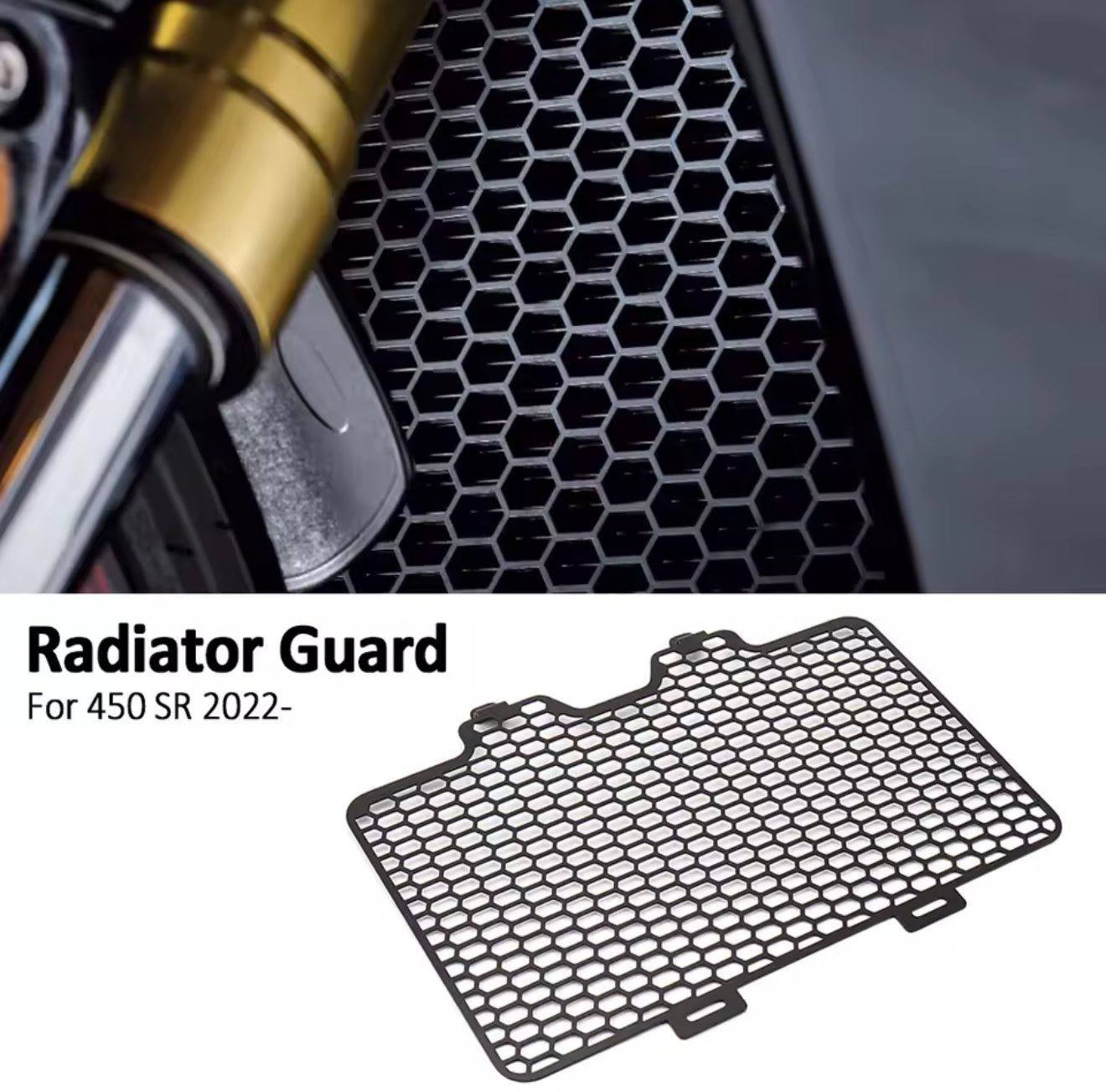 PROTECTOR DE RADIADOR CF MOTO 450SR 2022/2024