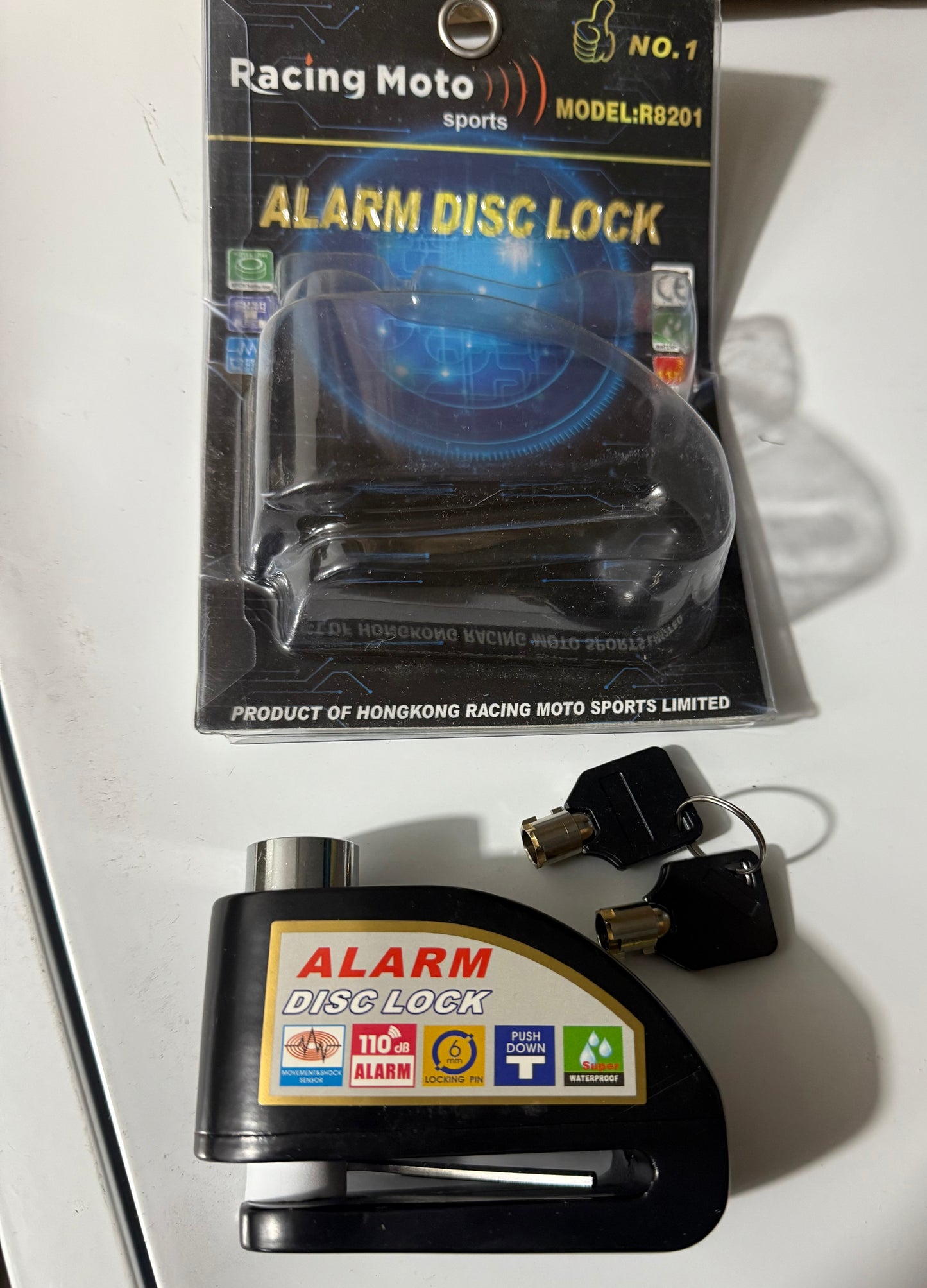 CANDADO ALARMA LIVIANO 8201