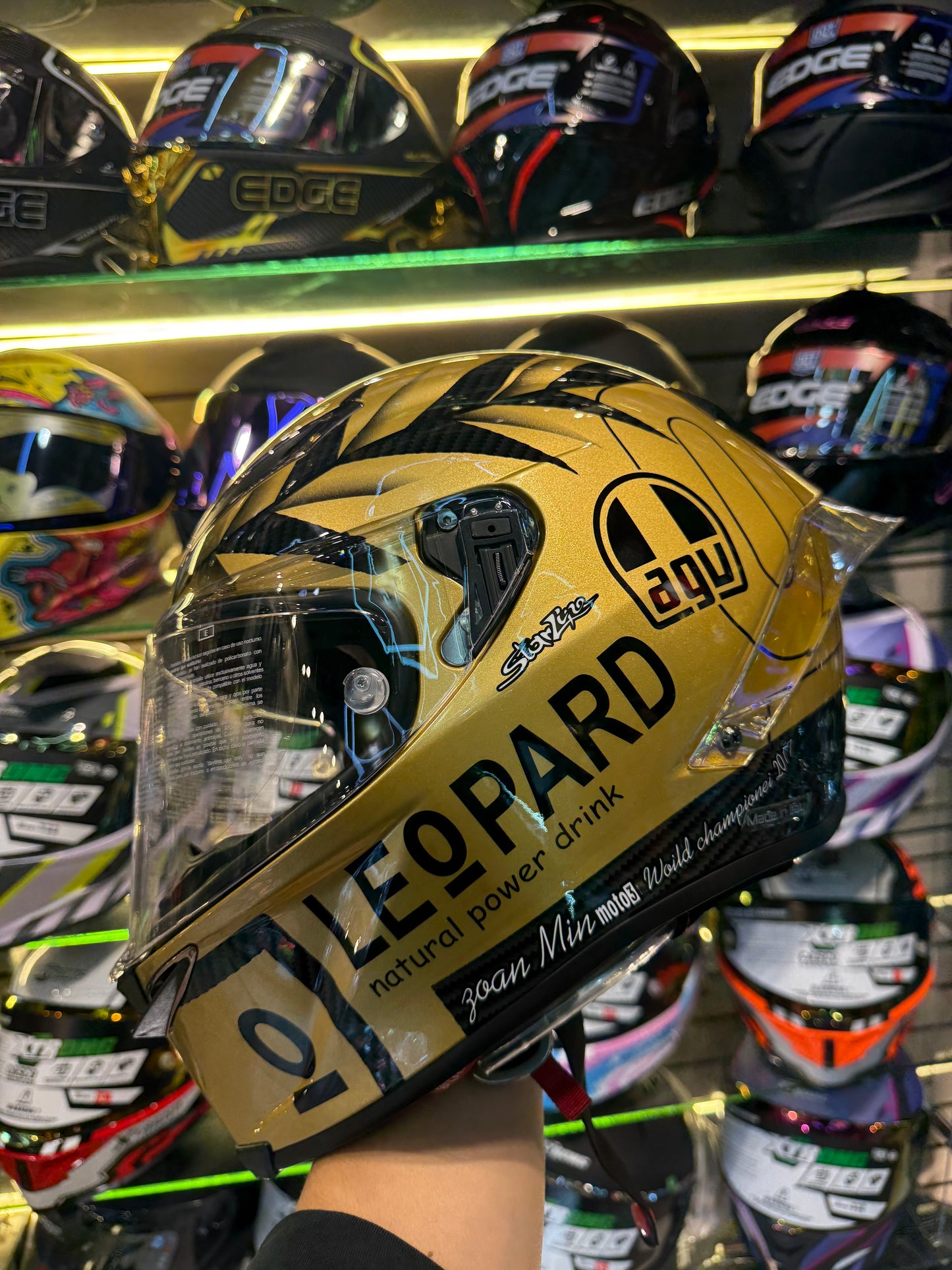 AGV PISTA RPL MIR WOLD CHAMPION 2017