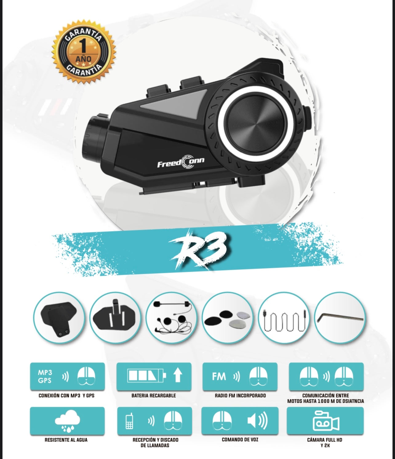 INTERCOMUNICADOR FREEDCONN R3 CON CÁMARA – VIRTUALED