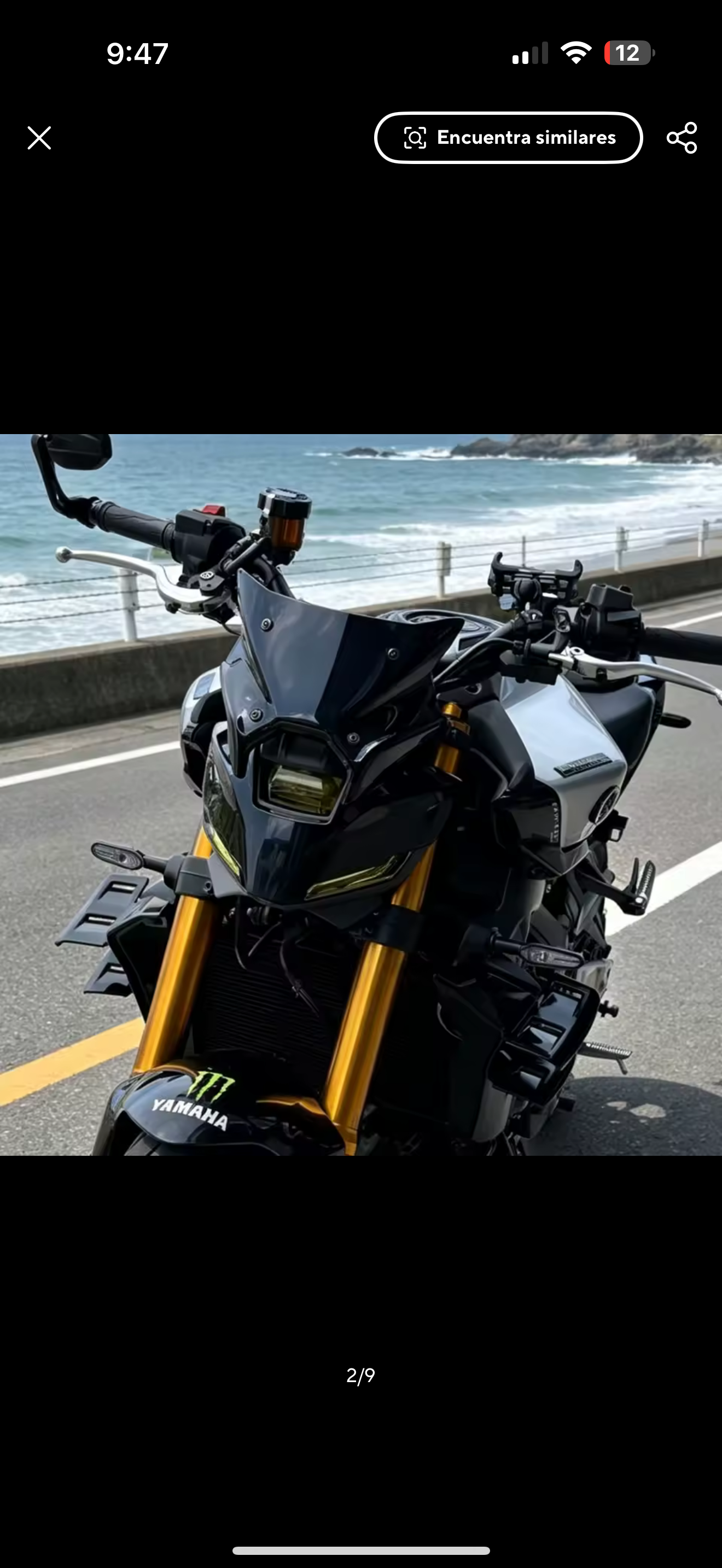 CUPULA YAMAHA MT09V4