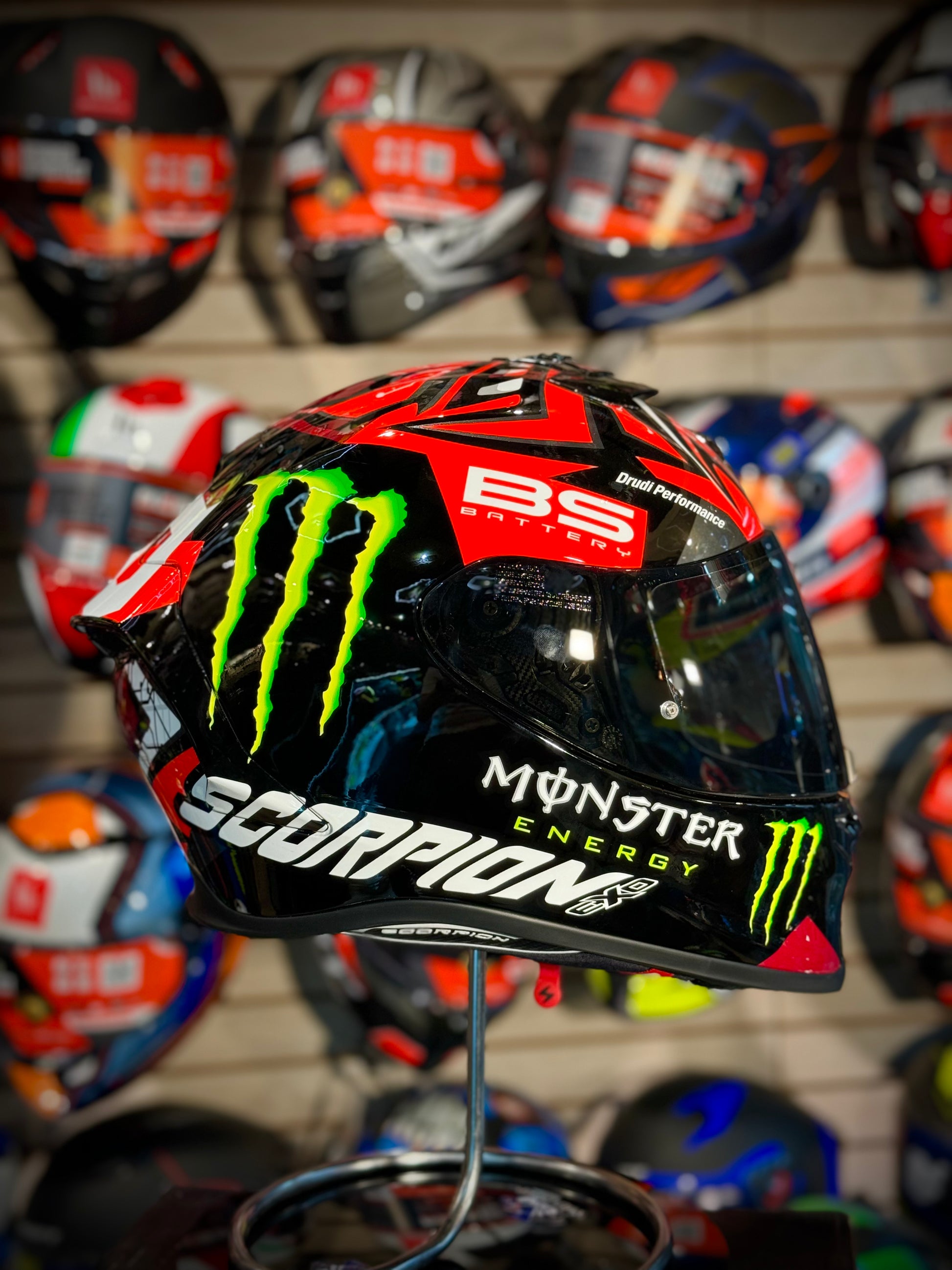 quatararo scorpion helmet EXO-R1 Air Full Face Fabio Quartararo Monster Replica Motocrossgiant Fabio Quartararo Scorpion Helmet Exo