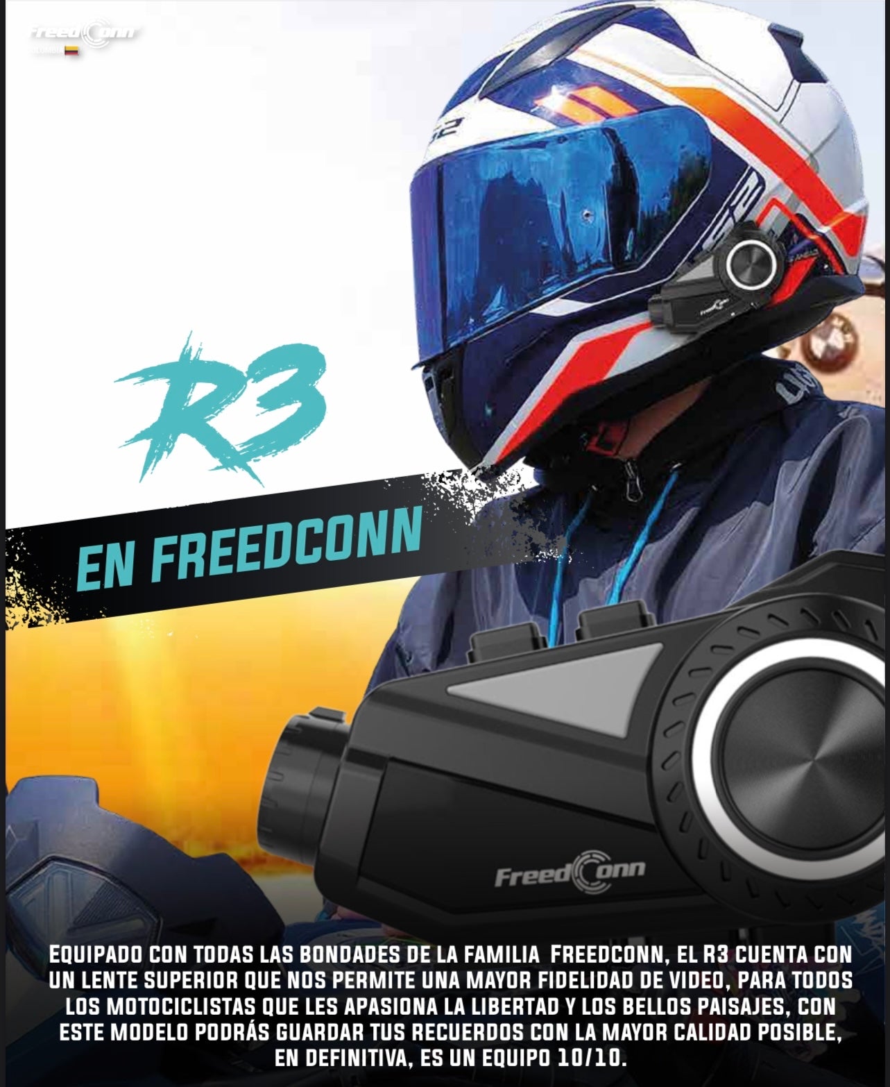 INTERCOMUNICADOR FREEDCONN R3 CON CÁMARA – VIRTUALED