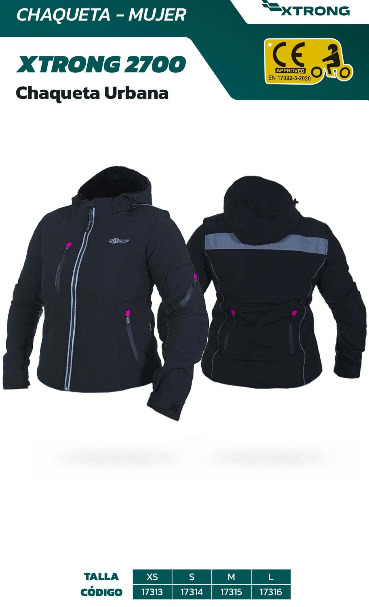 CHAQUETA XTRONG URBANA
